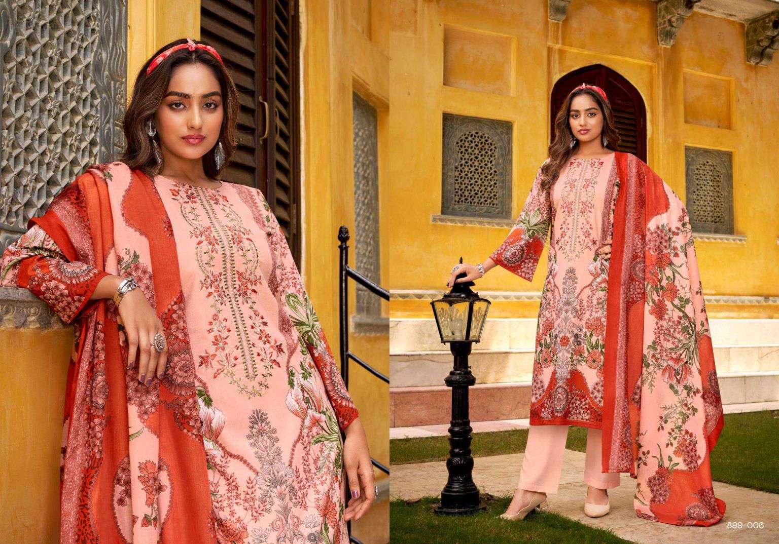 naira vol-116 by belliza designer colors exclusive heavy self embroidered cotton suit wholesale price surat