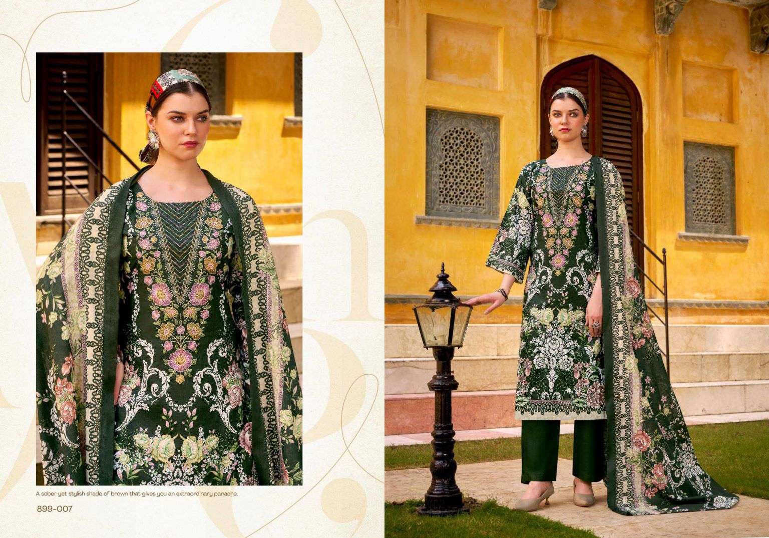 naira vol-116 by belliza designer colors exclusive heavy self embroidered cotton suit wholesale price surat