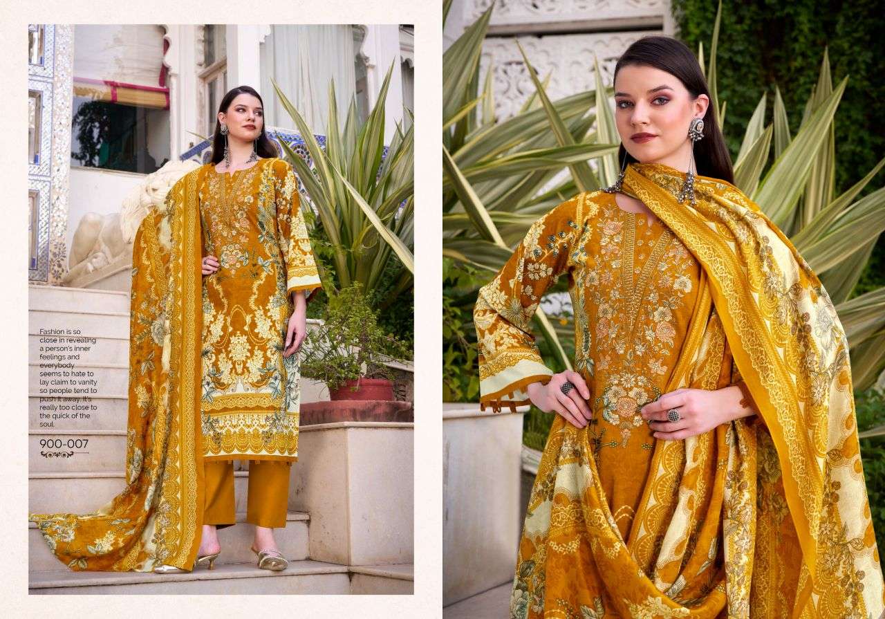  naira vol-117 by belliza designer colors cotton digital print with heavy embroidered salwar kameez wholesale price surat
