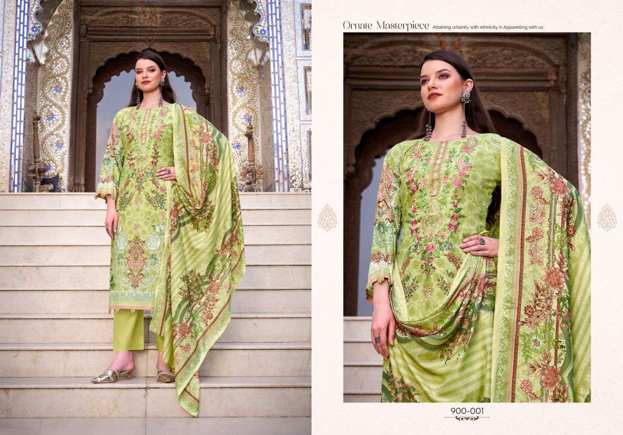  naira vol-117 by belliza designer colors cotton digital print with heavy embroidered salwar kameez wholesale price surat