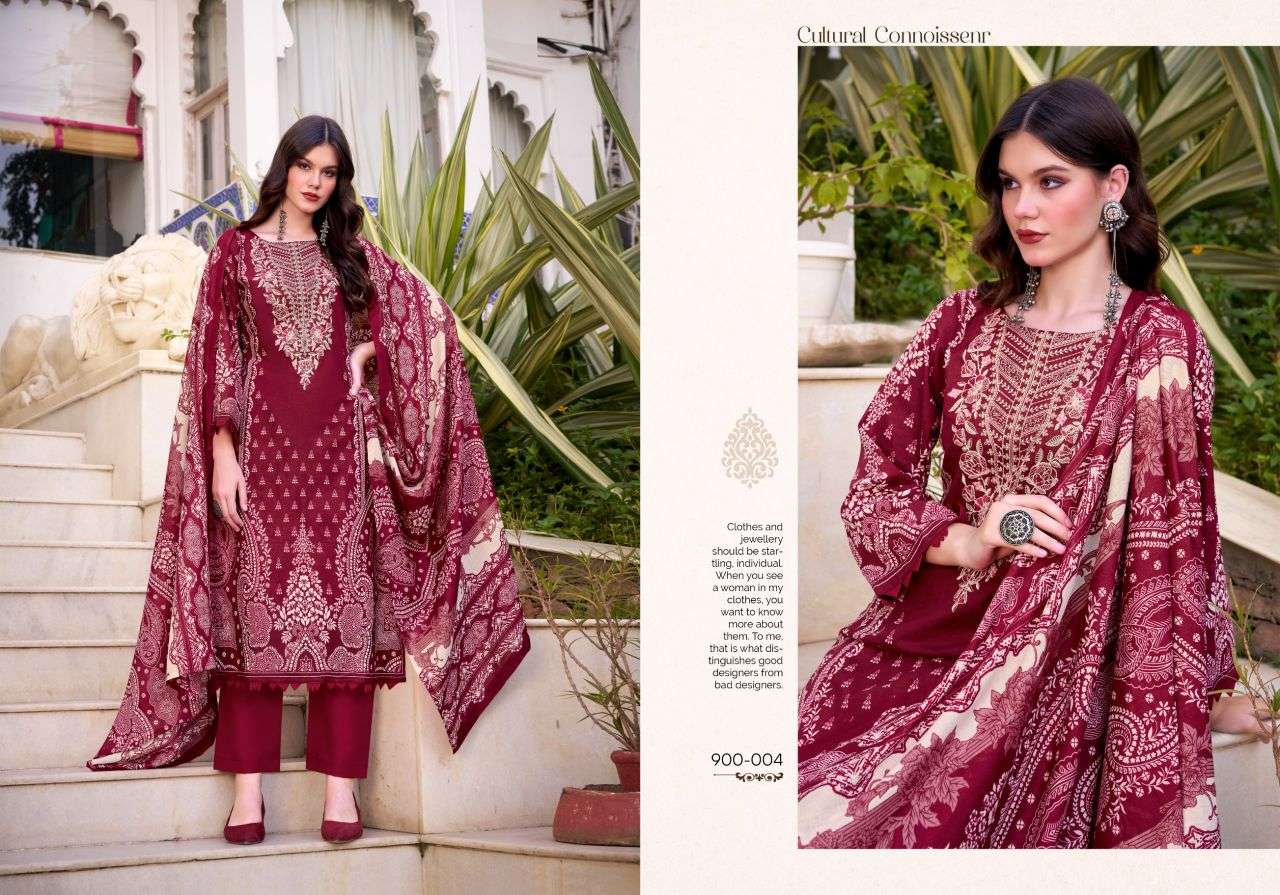  naira vol-117 by belliza designer colors cotton digital print with heavy embroidered salwar kameez wholesale price surat