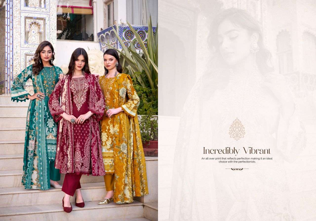 naira vol-117 by belliza designer colors cotton digital print with heavy embroidered salwar kameez wholesale price surat