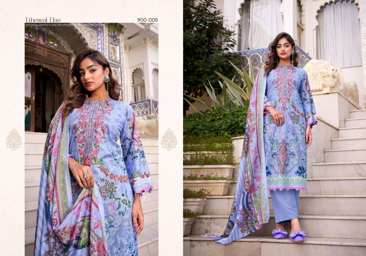  naira vol-117 by belliza designer colors cotton digital print with heavy embroidered salwar kameez wholesale price surat