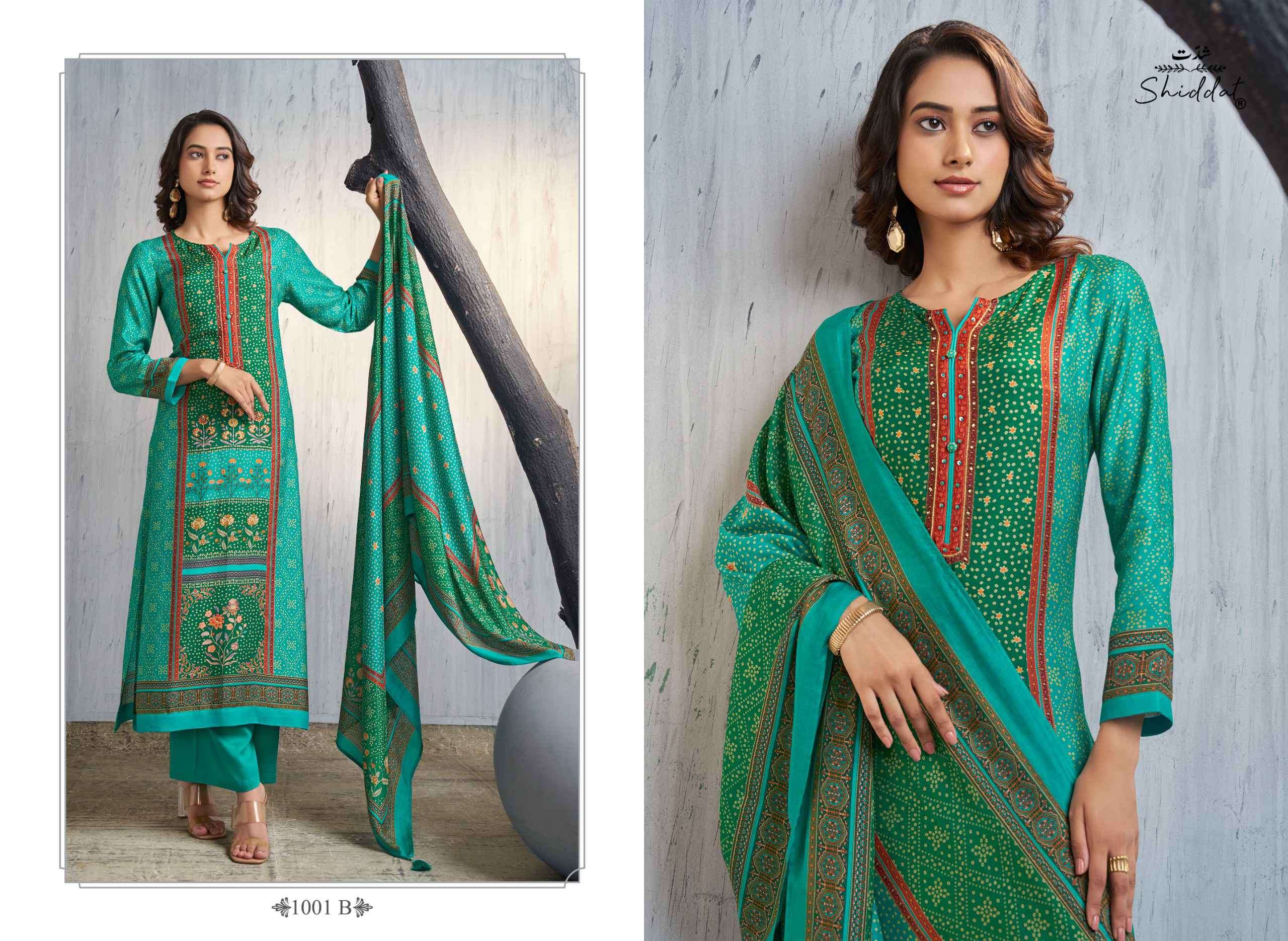 nivara 1001 by shiddat colors muslin with digital printed suit wholesale price surat