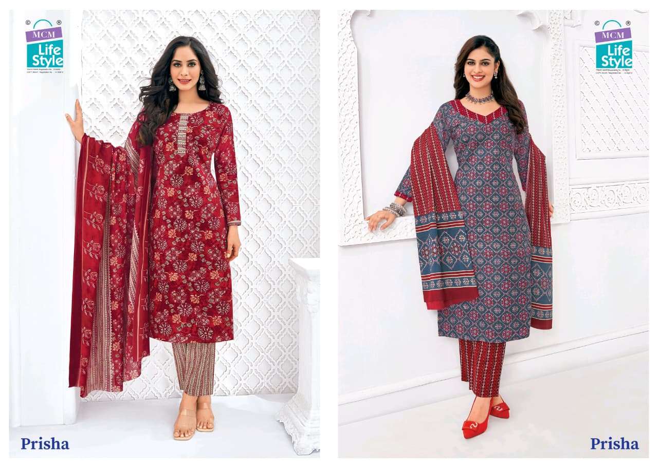 parisha vol-6 by mcm lifestyle colors cotton designer salwar kameez wholesaler surat