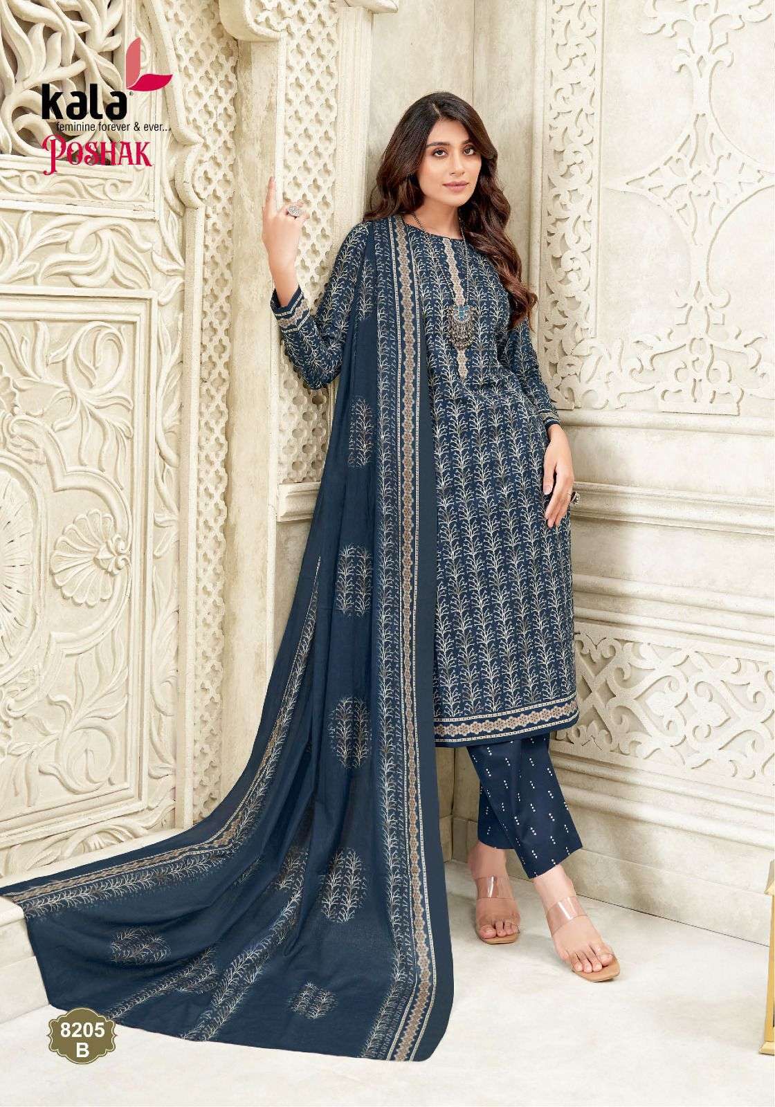 poshak vol-2 by tarika creation colors casual wear cotton salwar suit wholesaler surat