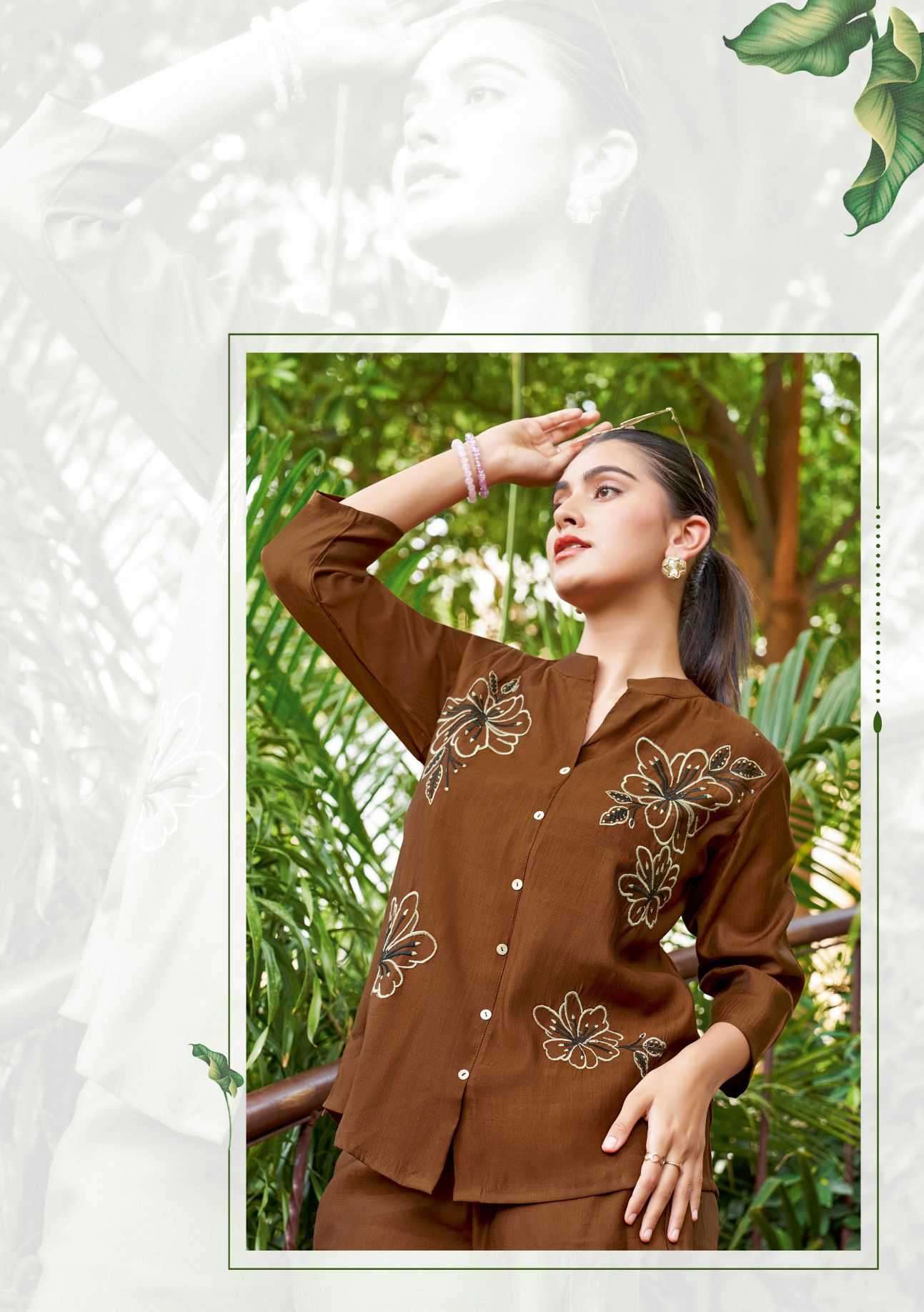 pranjal by mittoo 4001-4006 series viscose weaving readymade cord set wholesale price surat