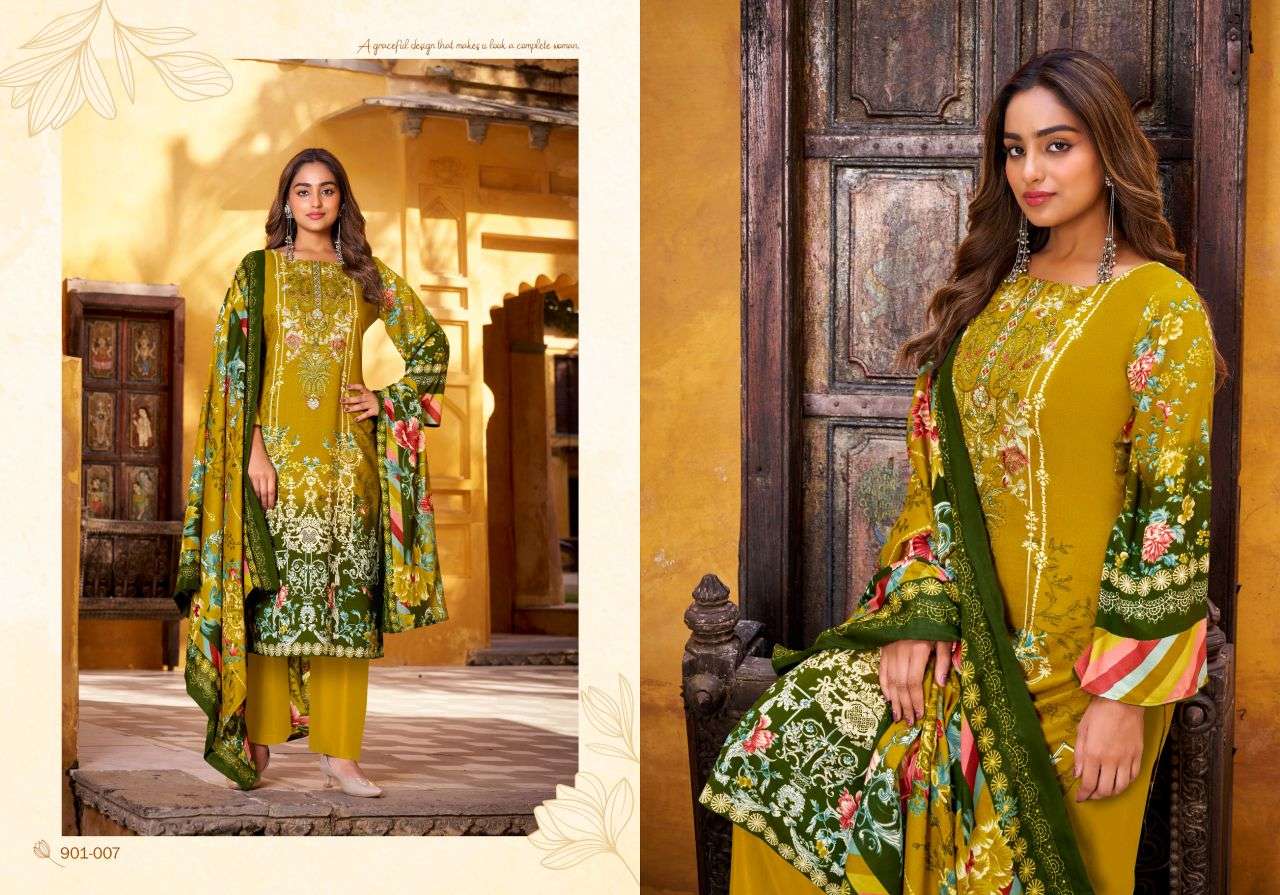 riwayat vol-14 by belliza designer colors exclusive self embroidered salwar kameez wholesale price surat