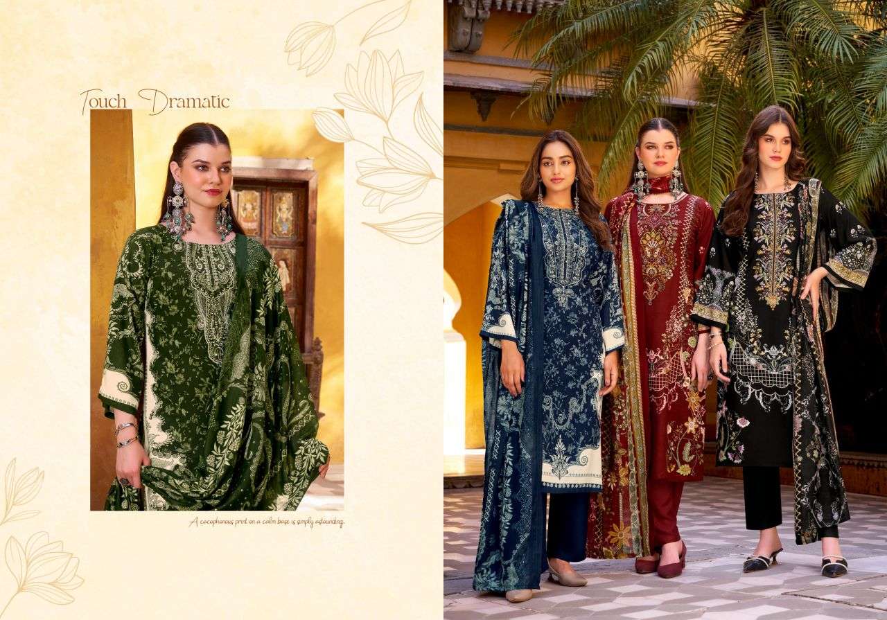 riwayat vol-14 by belliza designer colors exclusive self embroidered salwar kameez wholesale price surat
