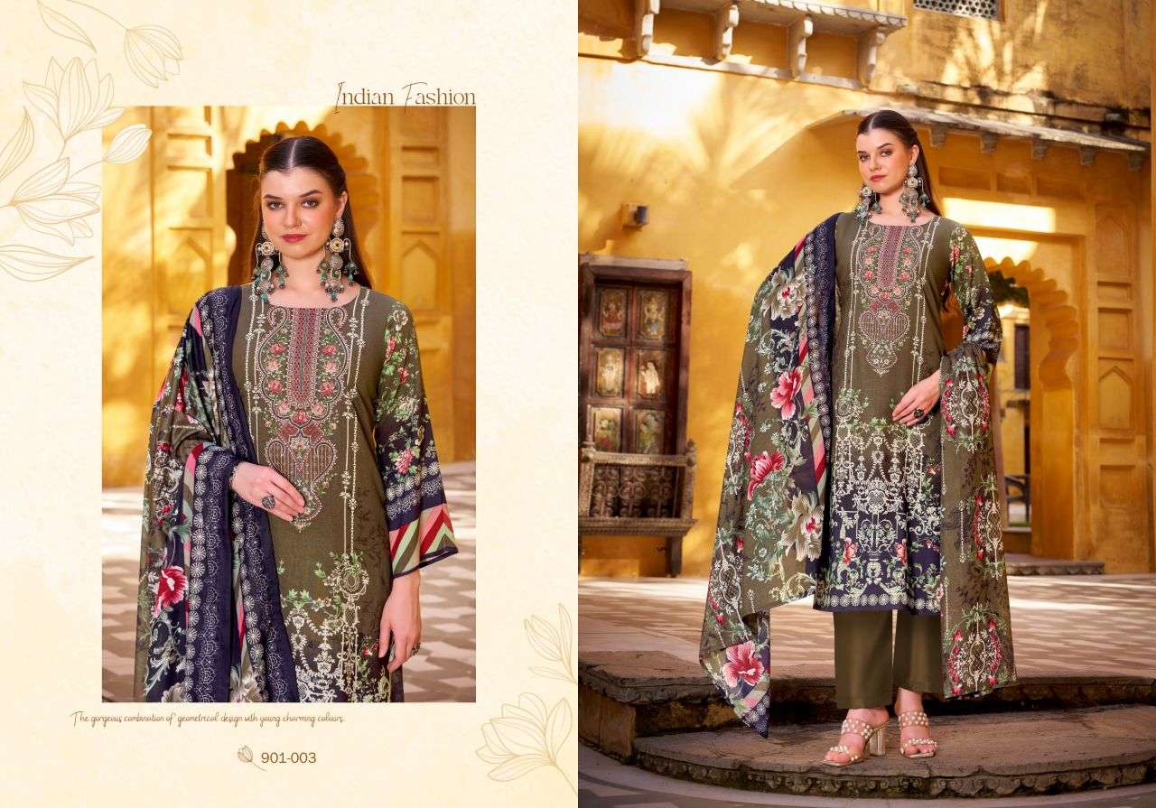 riwayat vol-14 by belliza designer colors exclusive self embroidered salwar kameez wholesale price surat