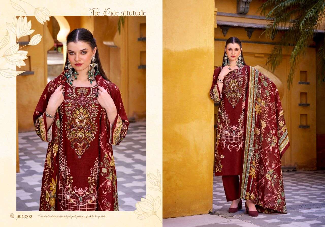 riwayat vol-14 by belliza designer colors exclusive self embroidered salwar kameez wholesale price surat