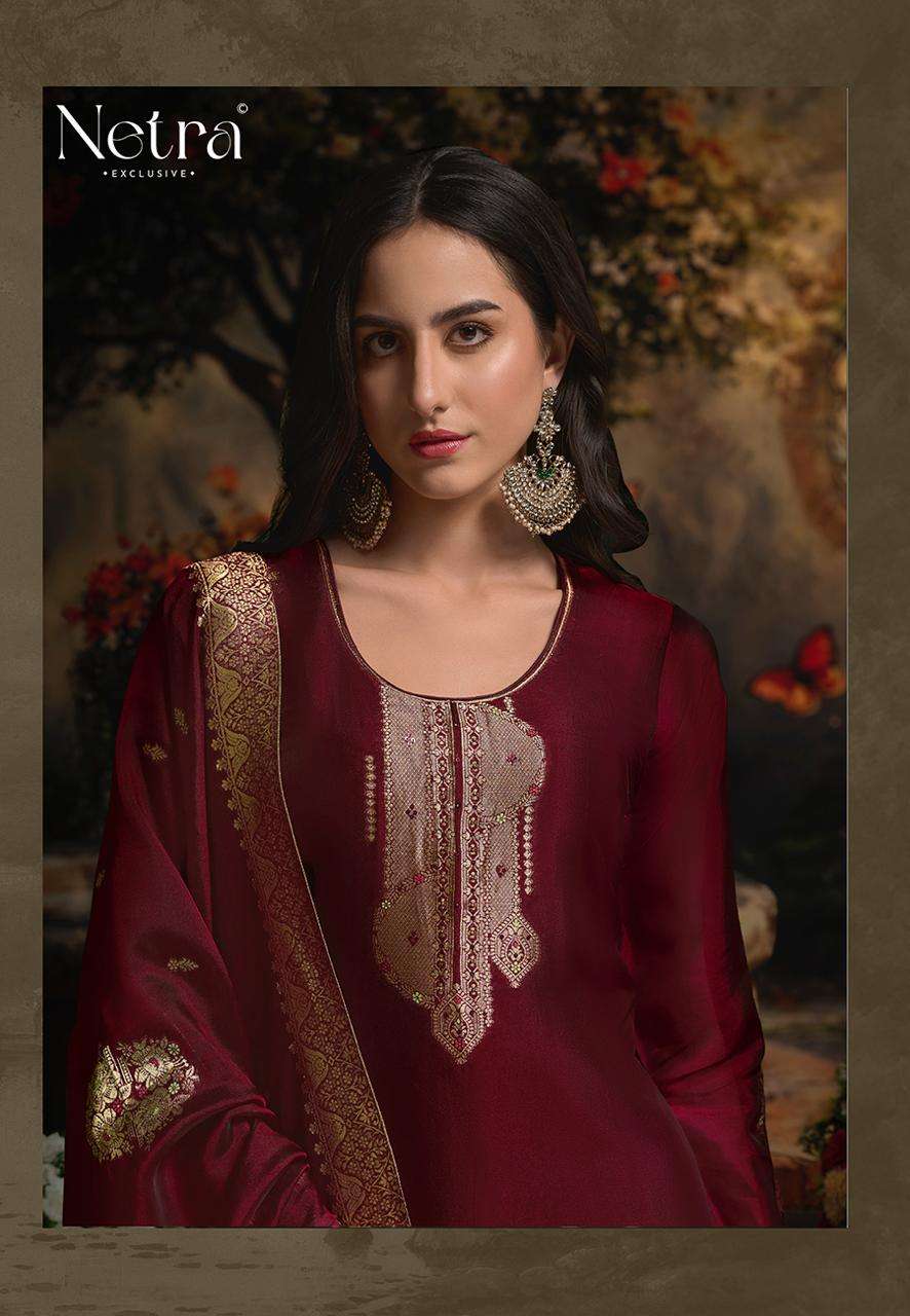 rumi by netra 1026 colors silk jacquard designer salwar suit wholesale price surat