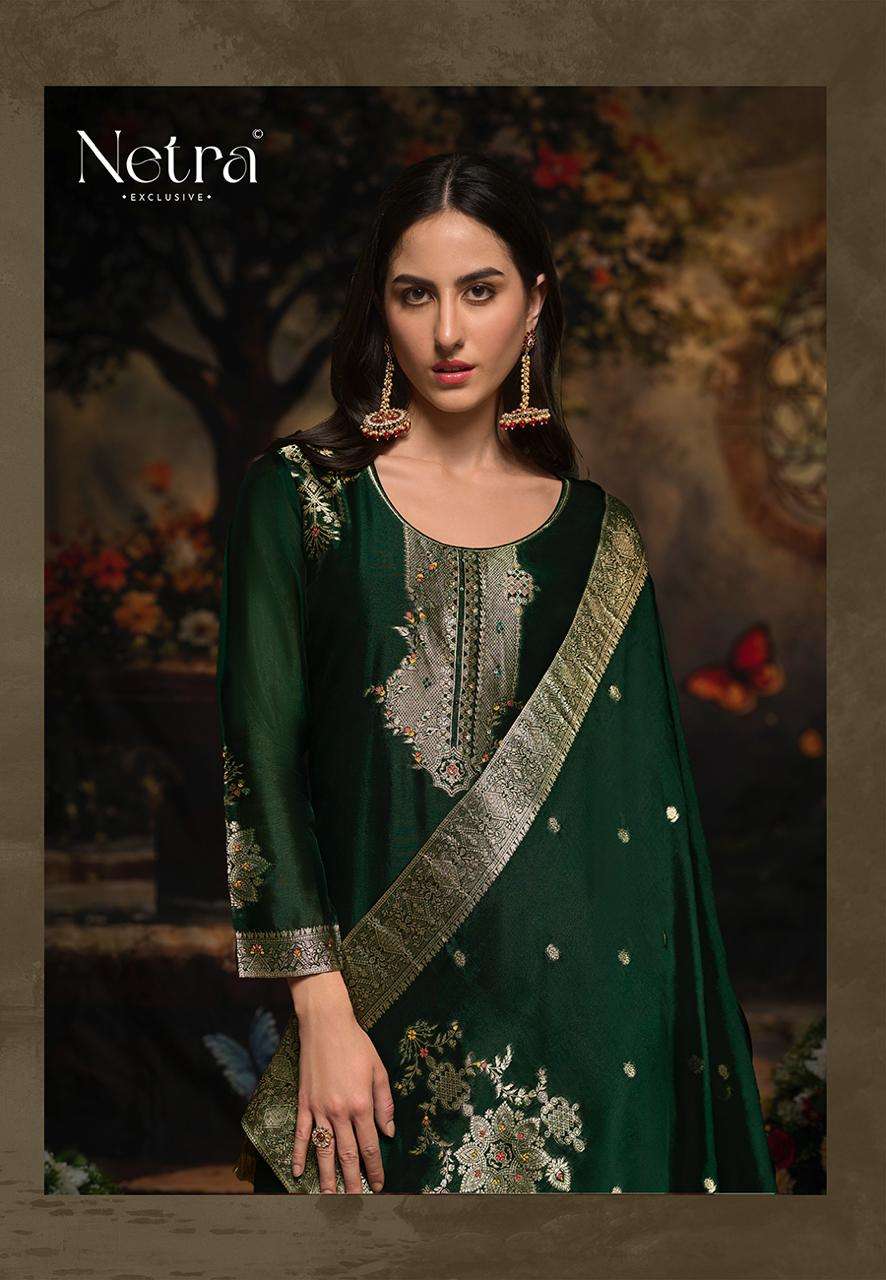 rumi by netra 1026 colors silk jacquard designer salwar suit wholesale price surat