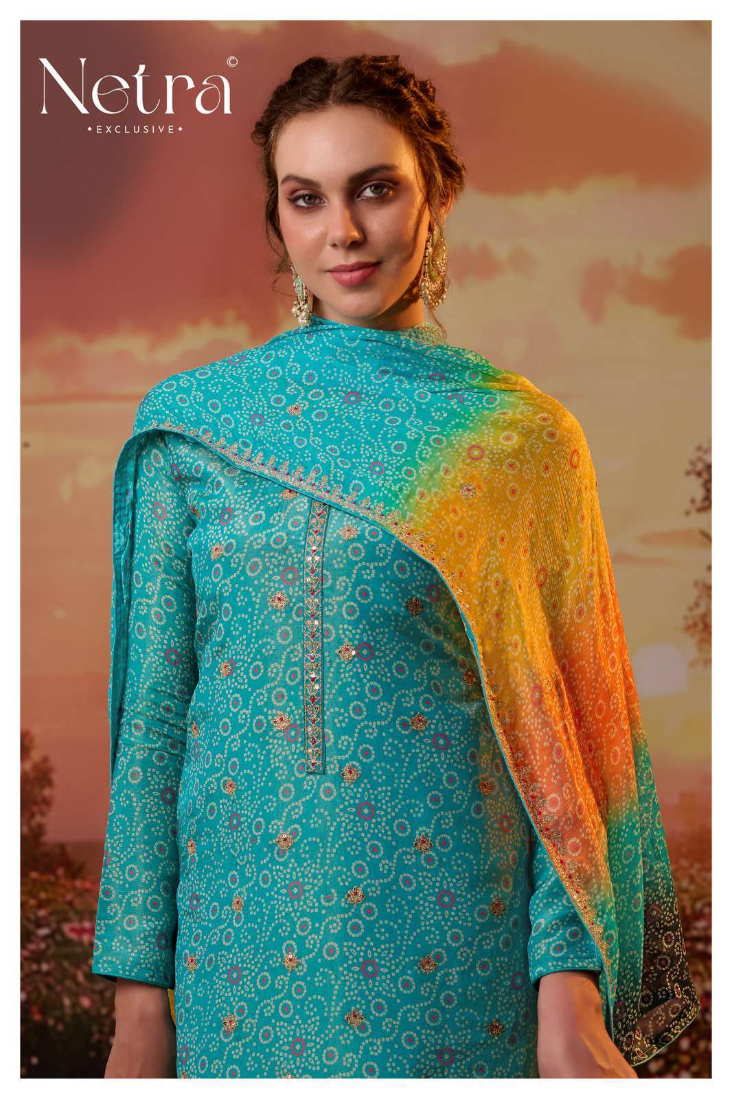 rupali by netra 1133 colors digital printed viscose silk designer suit wholesale price surat