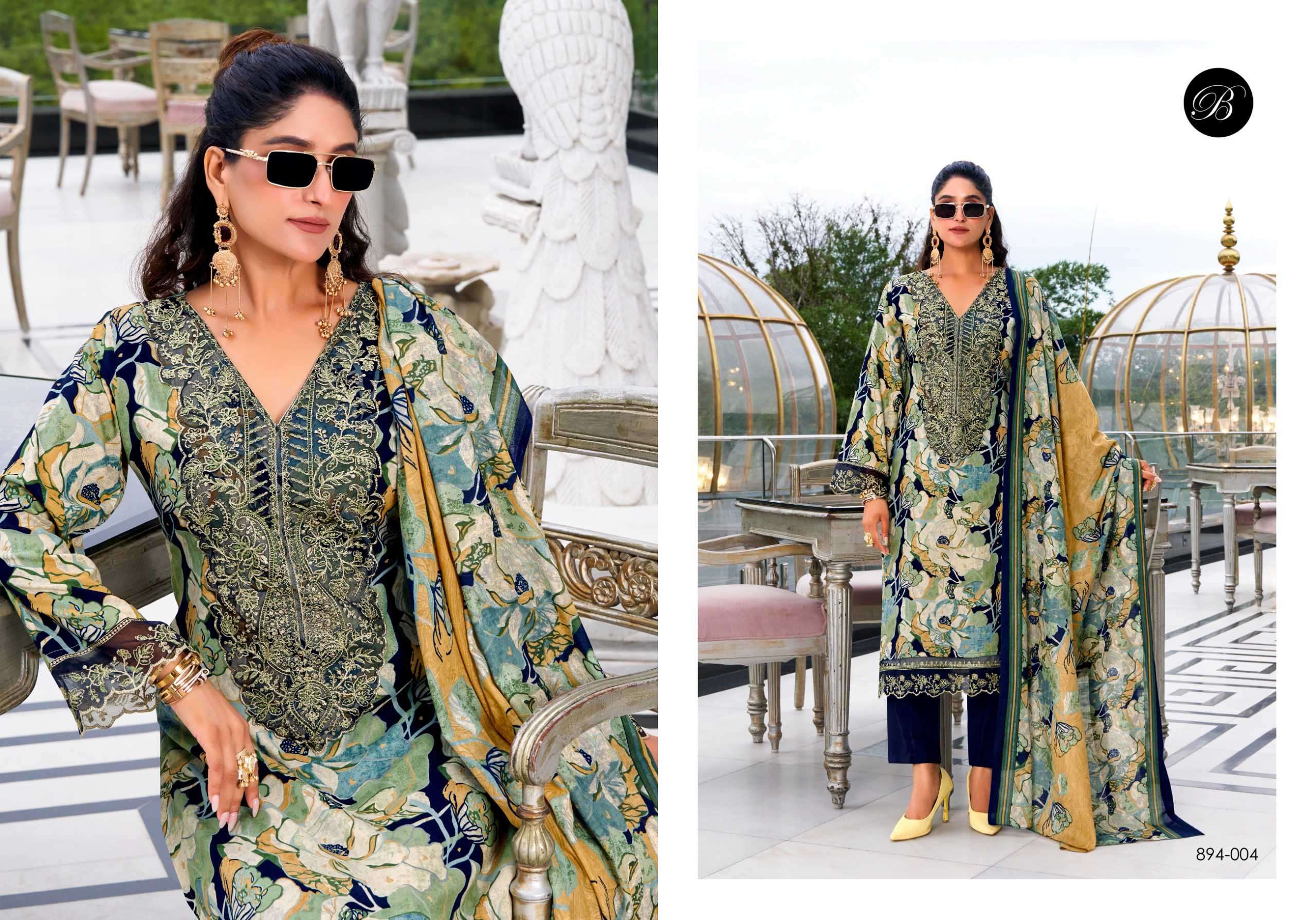 shehnaaz by belliza designer colors exclusvie designer viscose rayon salwar suit wholesale price surat