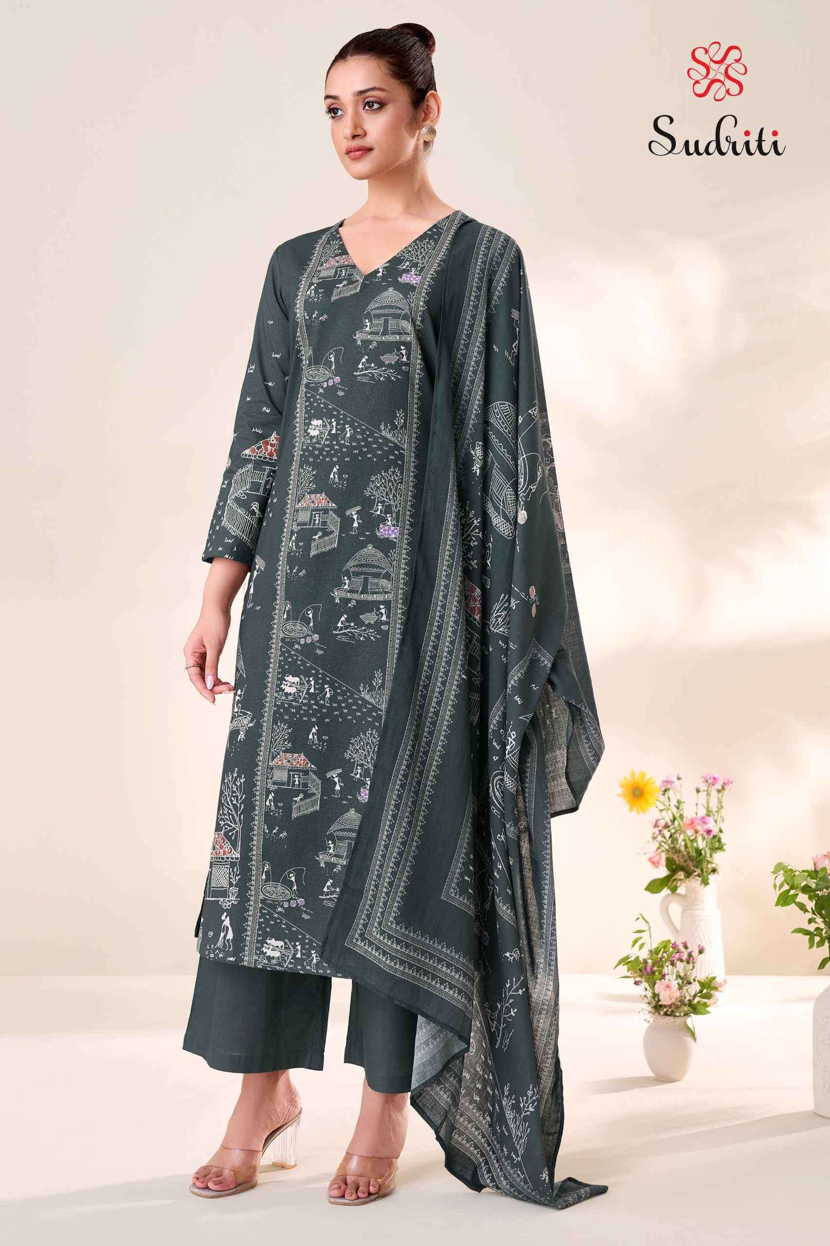 trible thread vol-2 by sudriti colors exclusive designer lawn cotton suit wholesale price surat