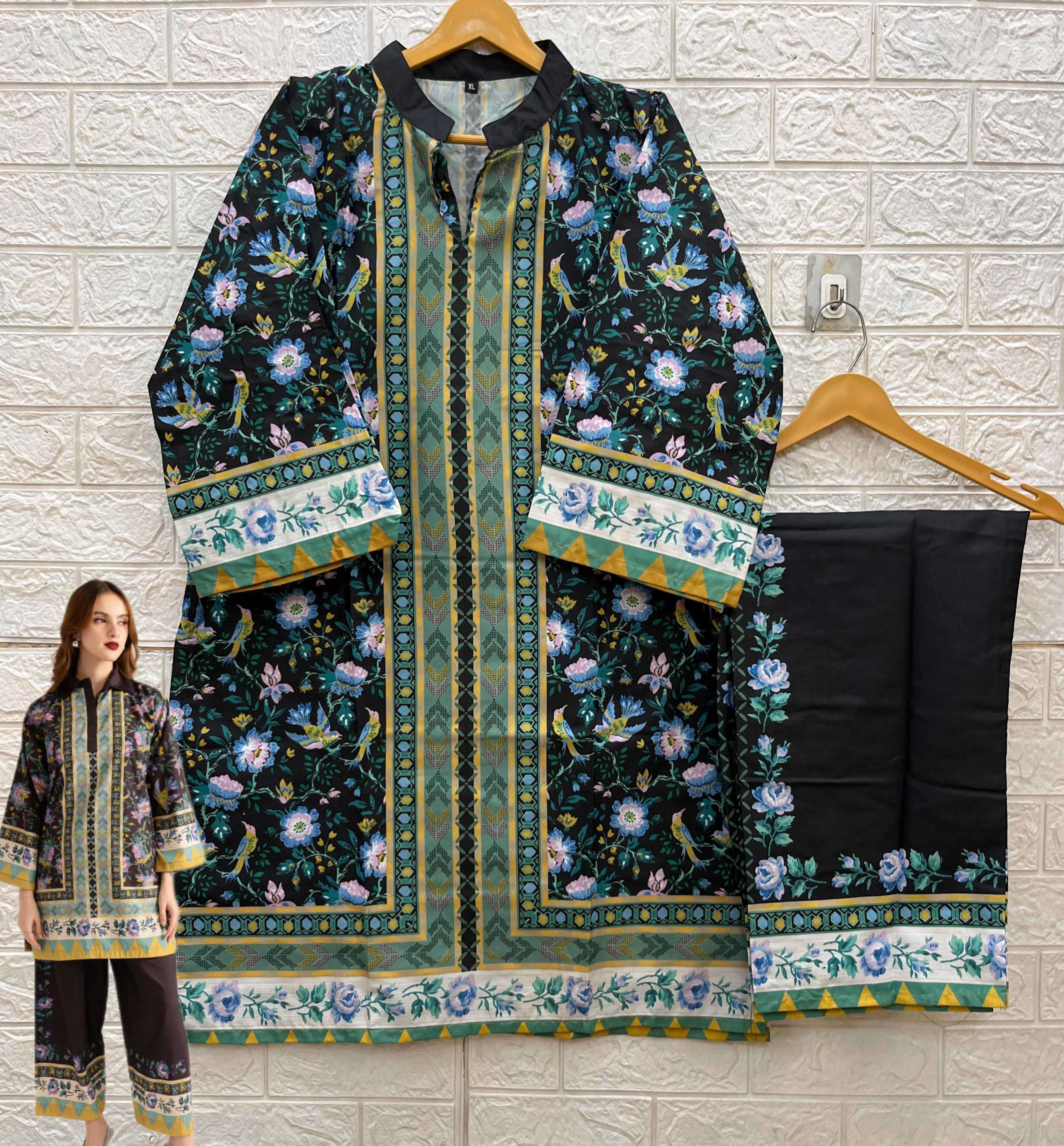 turkis co-ord set vol-3 by iznik 10001-10010 series fancy printed lawn cord set wholesale price surat