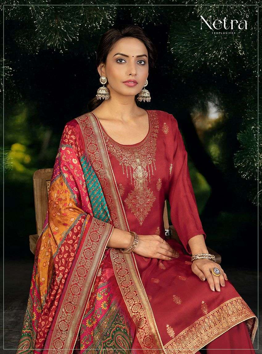 zeya by netra 1117 colors lakhnavi silk designer salwar kmaeez wholesale price surat