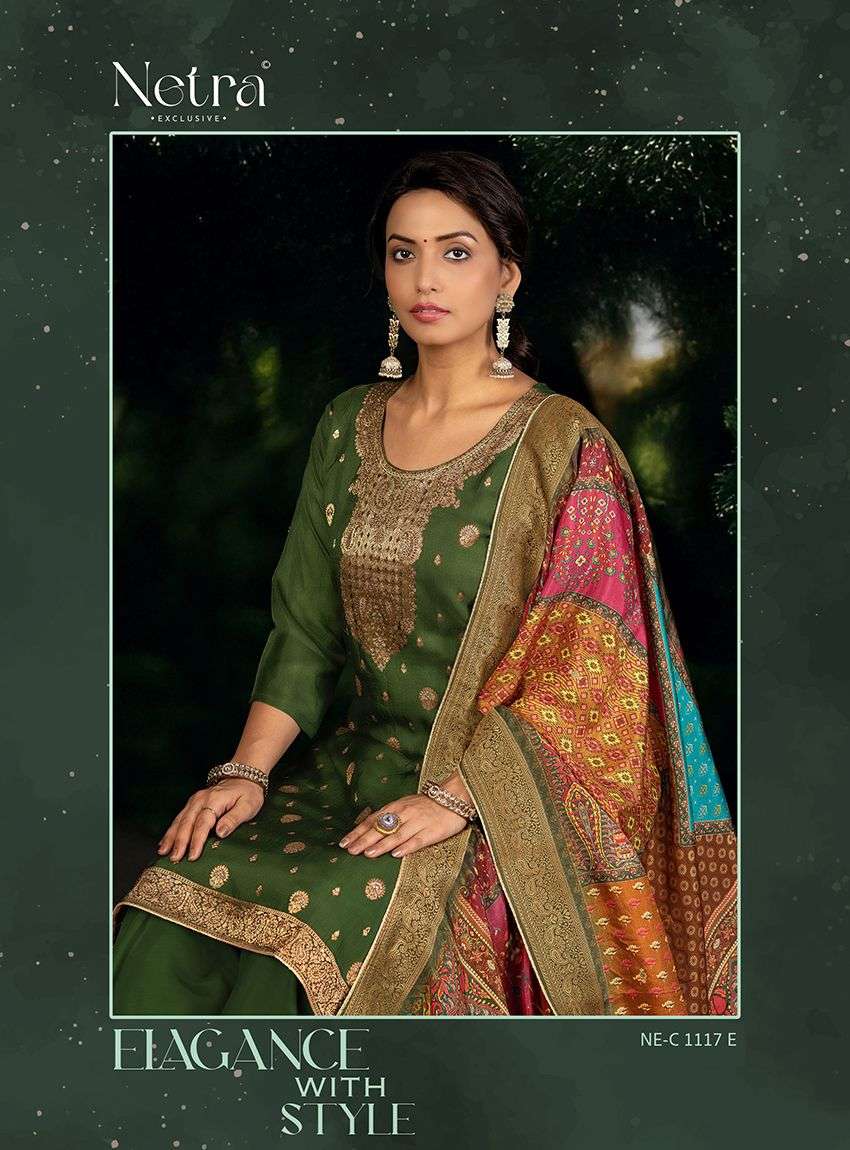 zeya by netra 1117 colors lakhnavi silk designer salwar kmaeez wholesale price surat