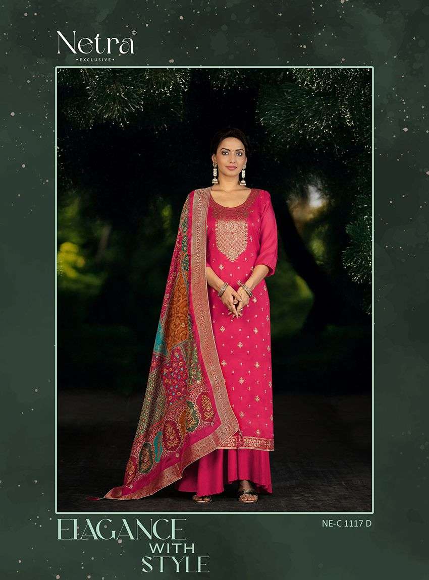 zeya by netra 1117 colors lakhnavi silk designer salwar kmaeez wholesale price surat