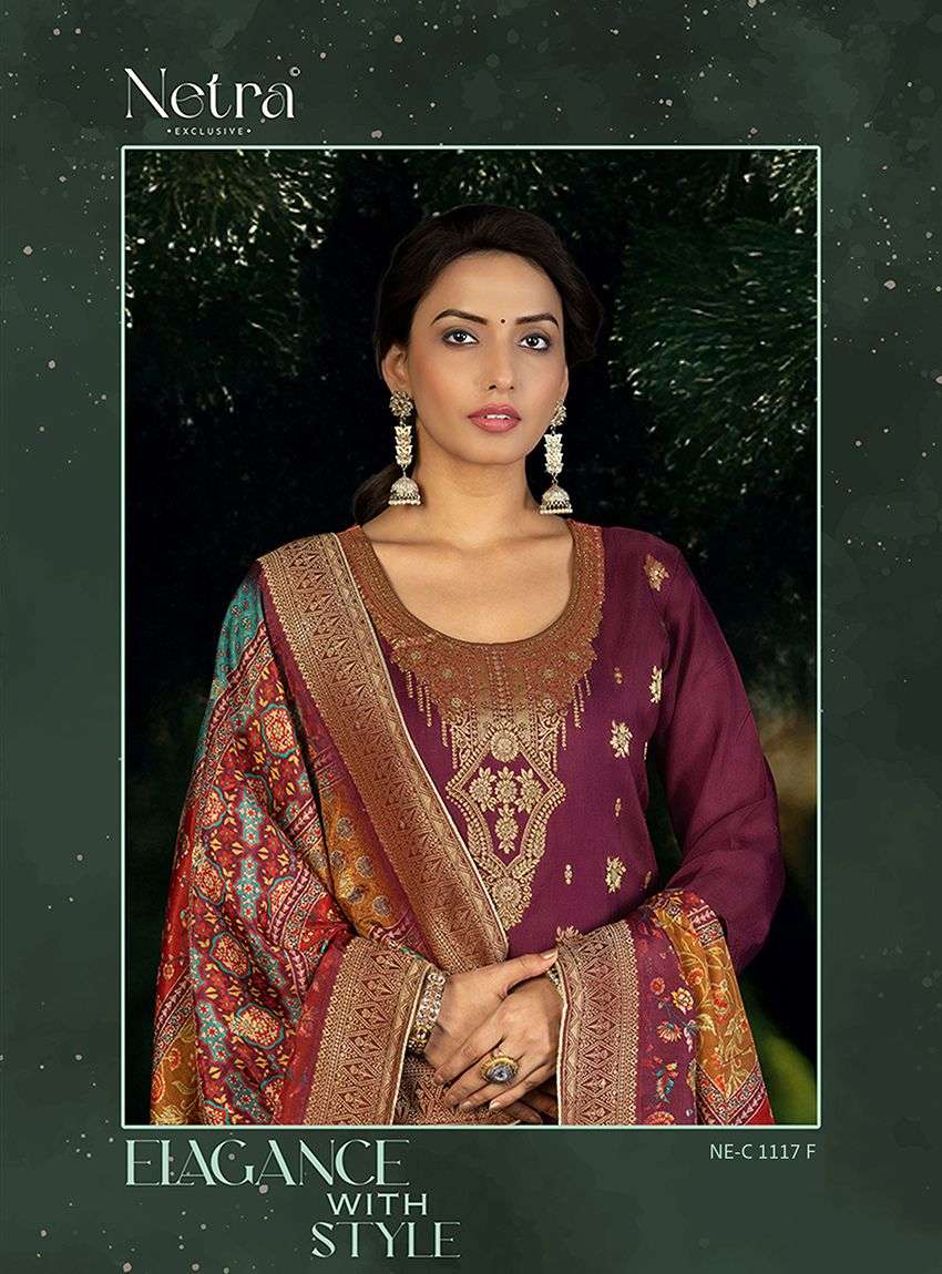 zeya by netra 1117 colors lakhnavi silk designer salwar kmaeez wholesale price surat