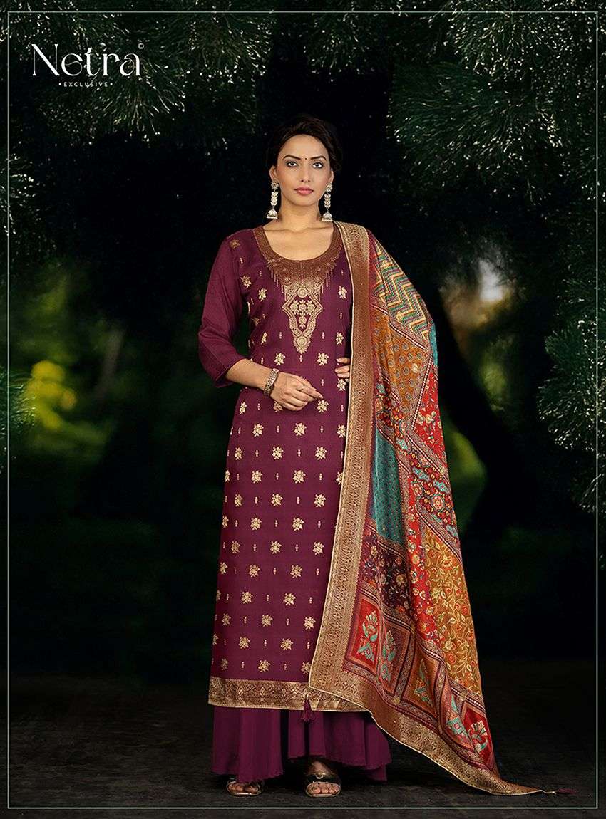 zeya by netra 1117 colors lakhnavi silk designer salwar kmaeez wholesale price surat