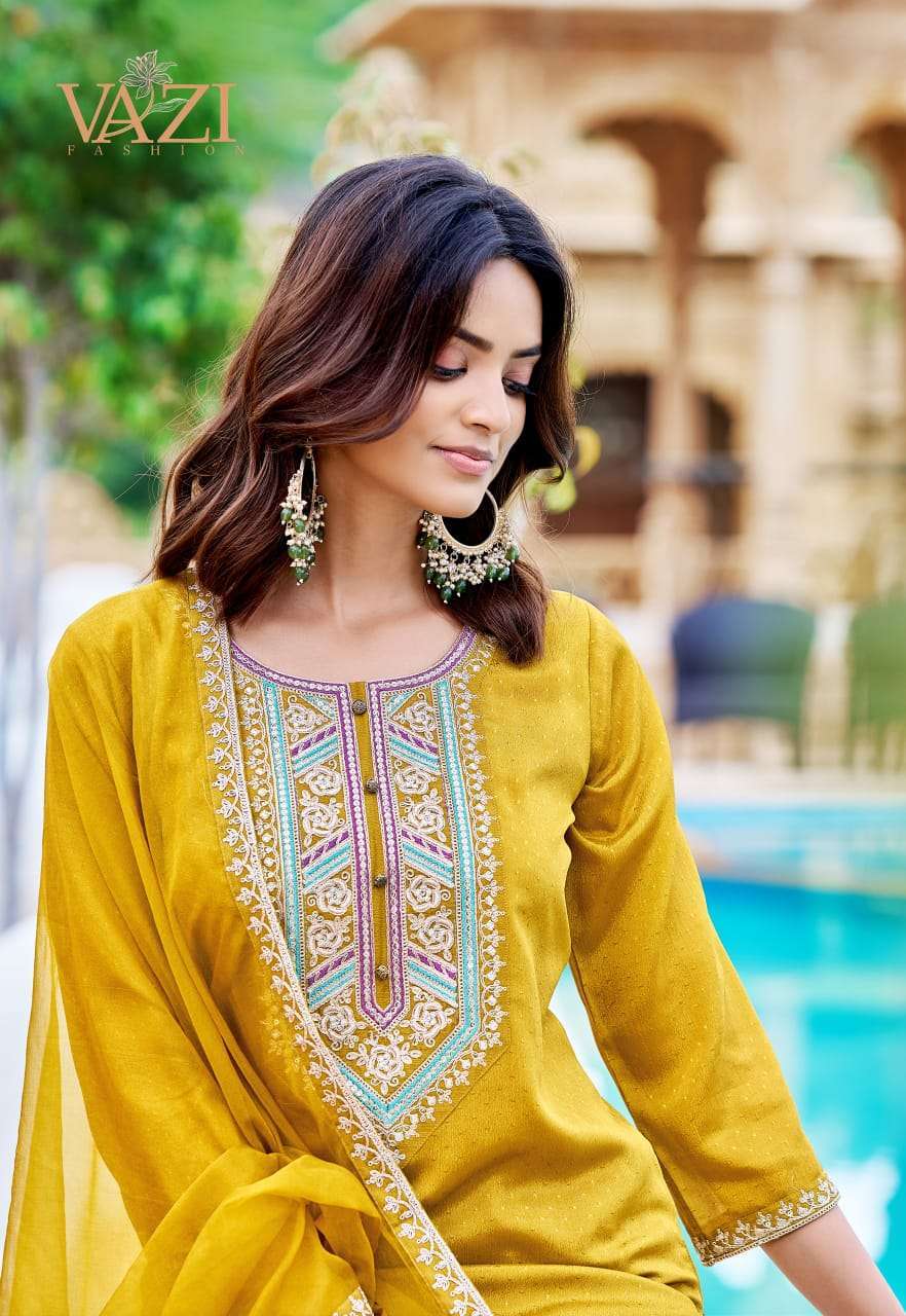 zoya by vazi fashion colors fancy designer viscose chiffon readymade suit wholesale price surat