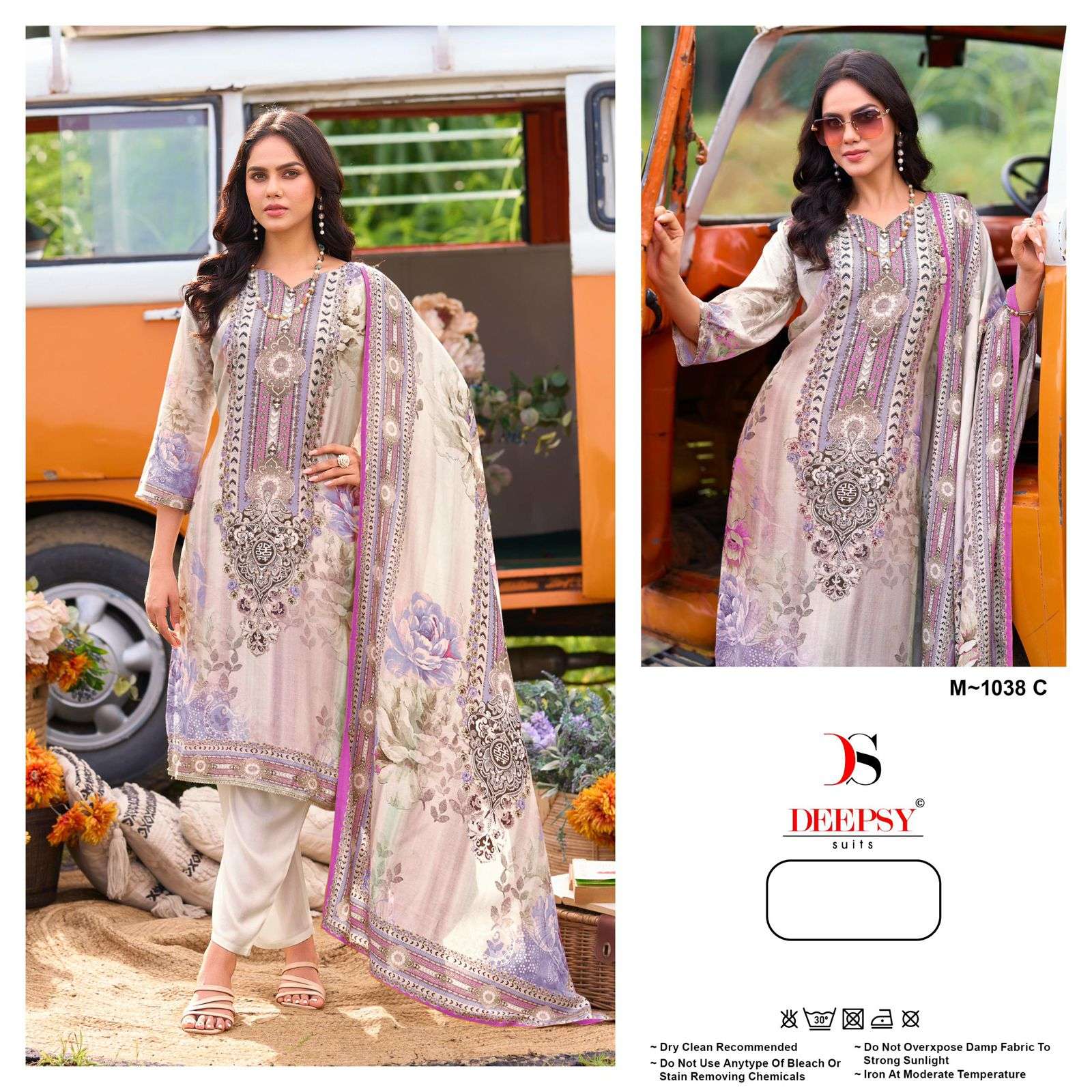 1038 by deepsy suit colors fancy embroidered viscose muslin salwar kameez wholesale price surat