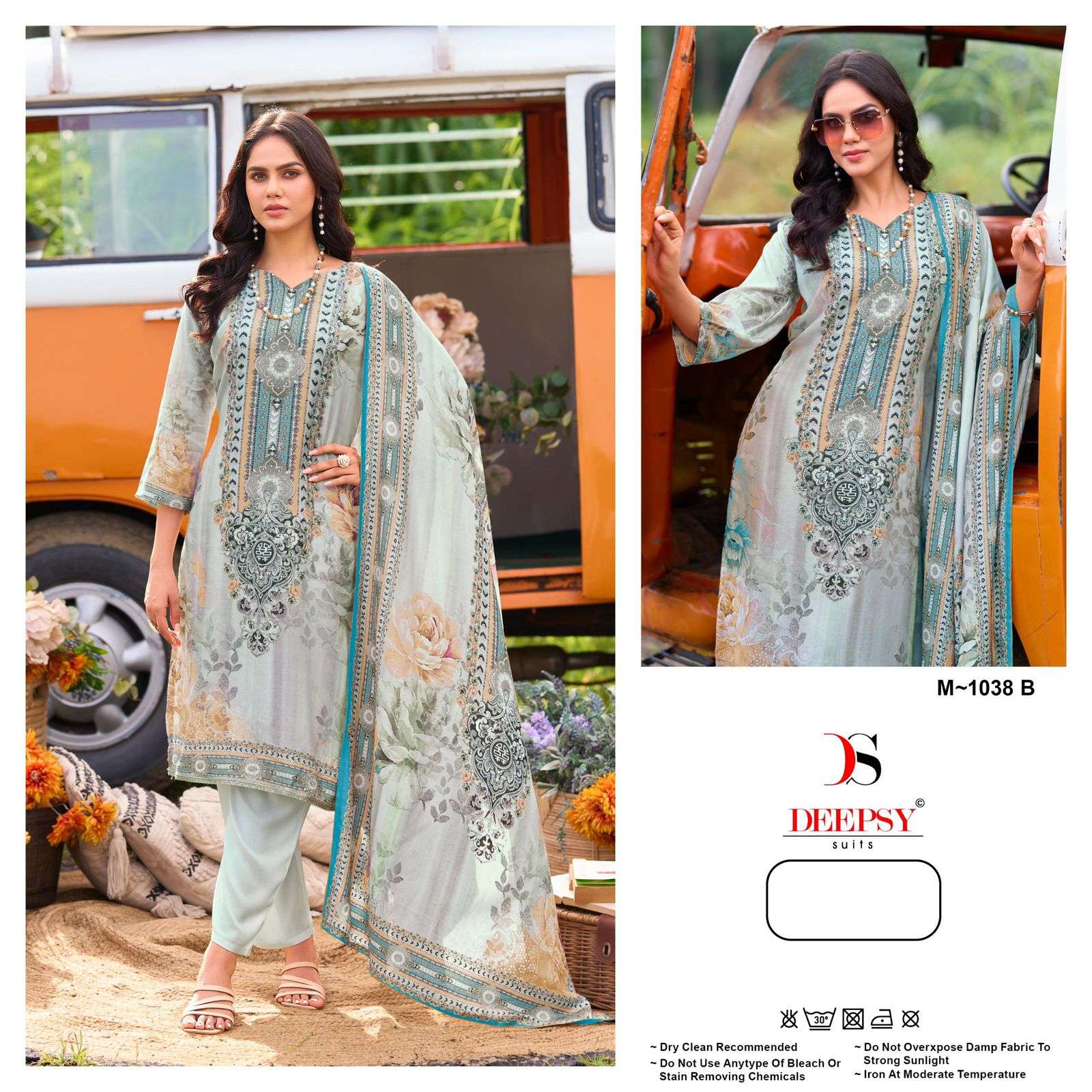 1038 by deepsy suit colors fancy embroidered viscose muslin salwar kameez wholesale price surat