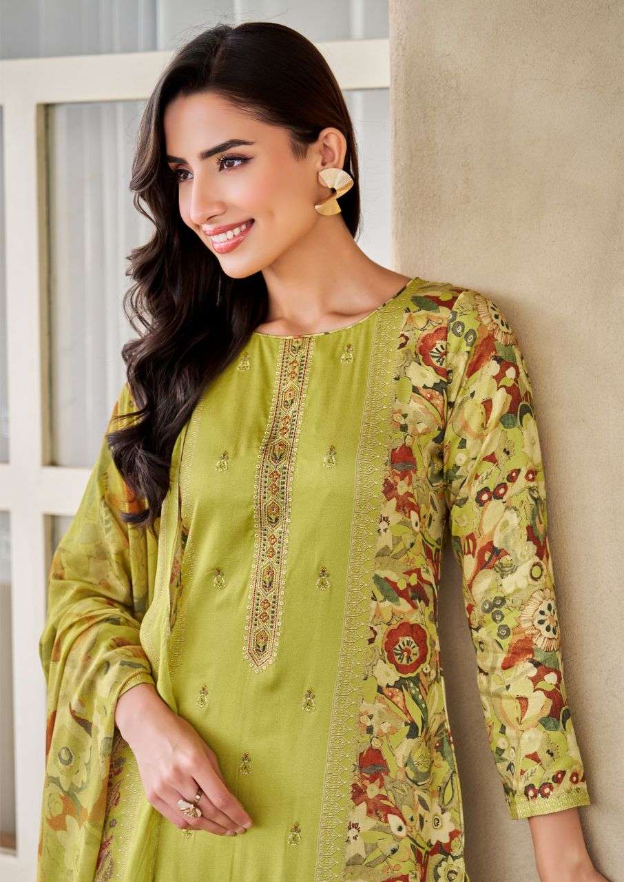 aaranya by hermitage exclusvie designer cotton satin salwar kameez wholesale price surat