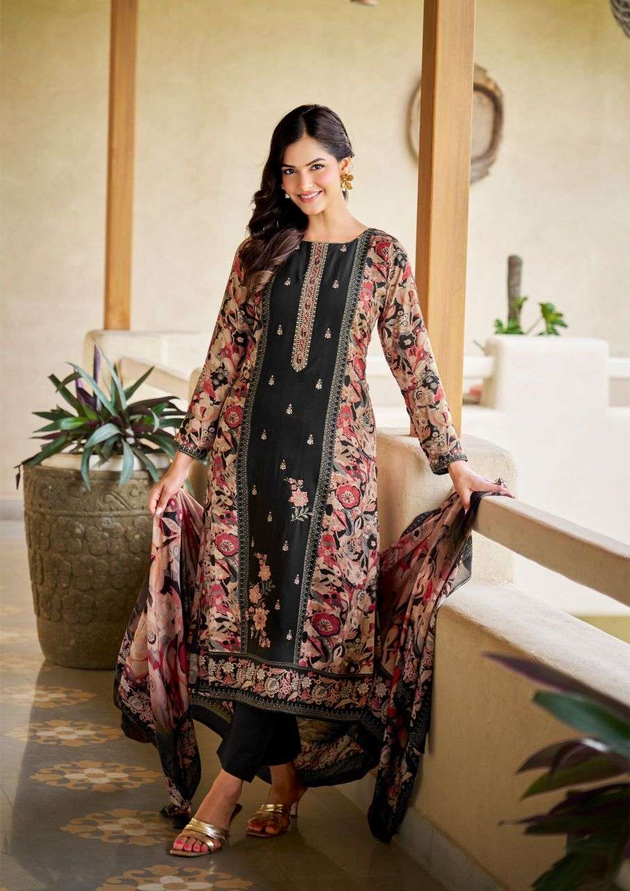 aaranya by hermitage exclusvie designer cotton satin salwar kameez wholesale price surat