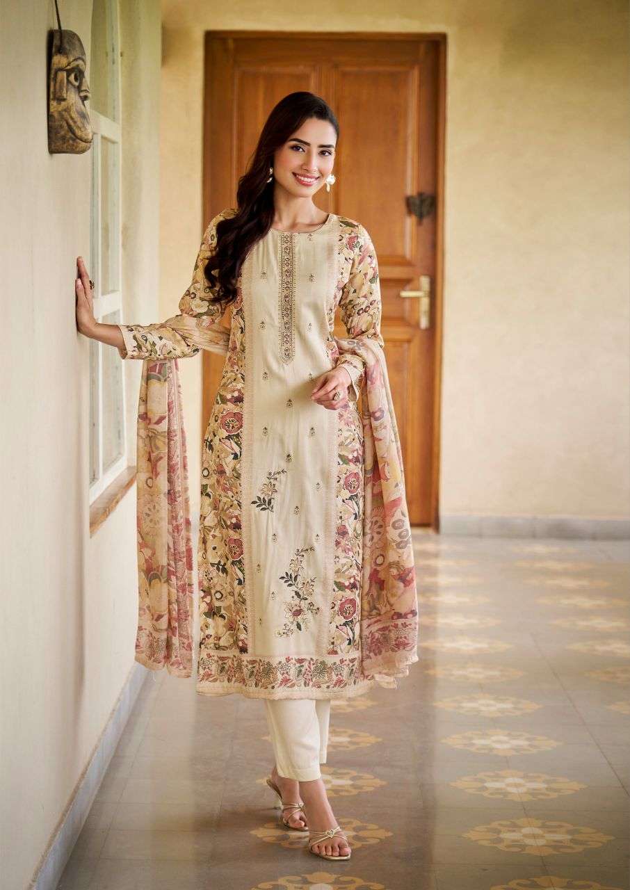 aaranya by hermitage exclusvie designer cotton satin salwar kameez wholesale price surat