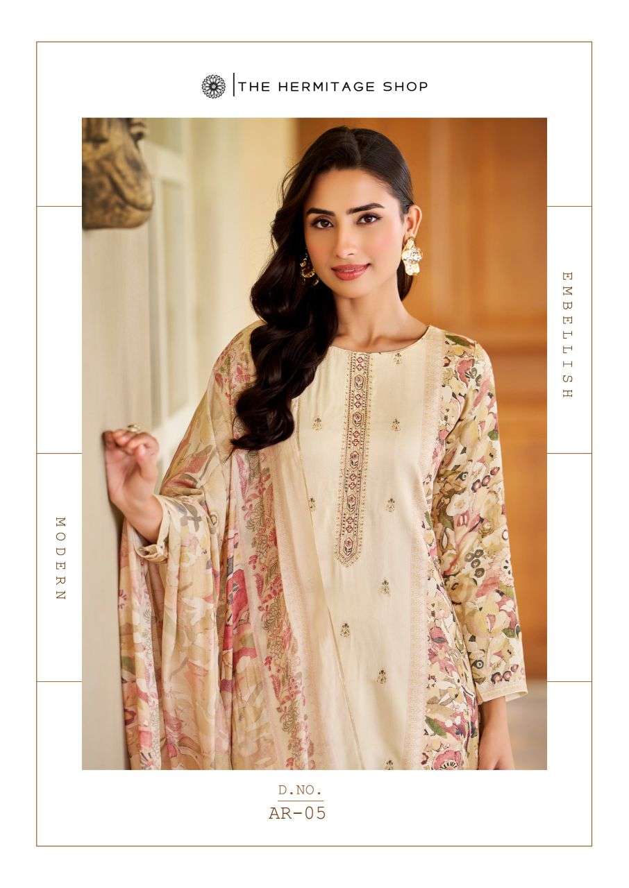 aaranya by hermitage exclusvie designer cotton satin salwar kameez wholesale price surat