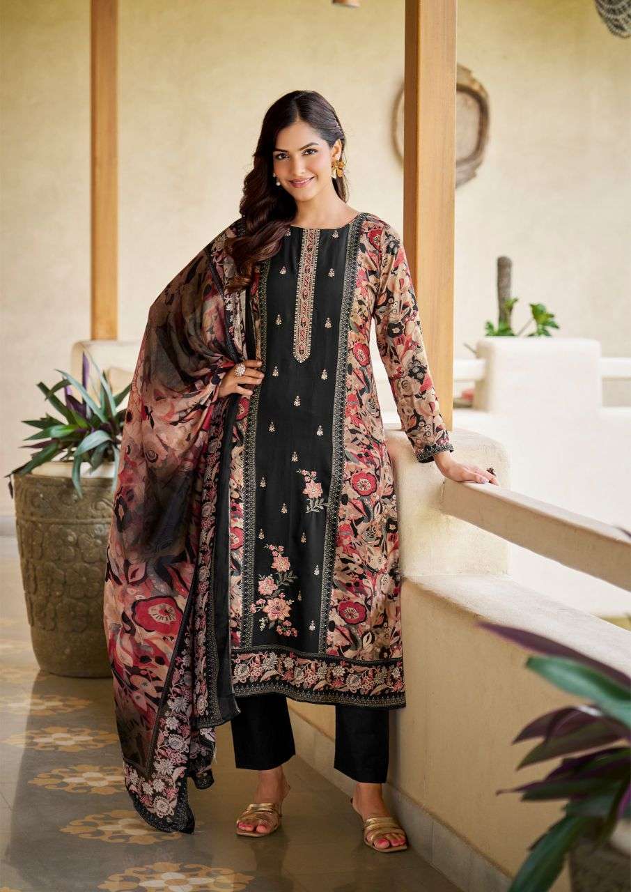 aaranya by hermitage exclusvie designer cotton satin salwar kameez wholesale price surat