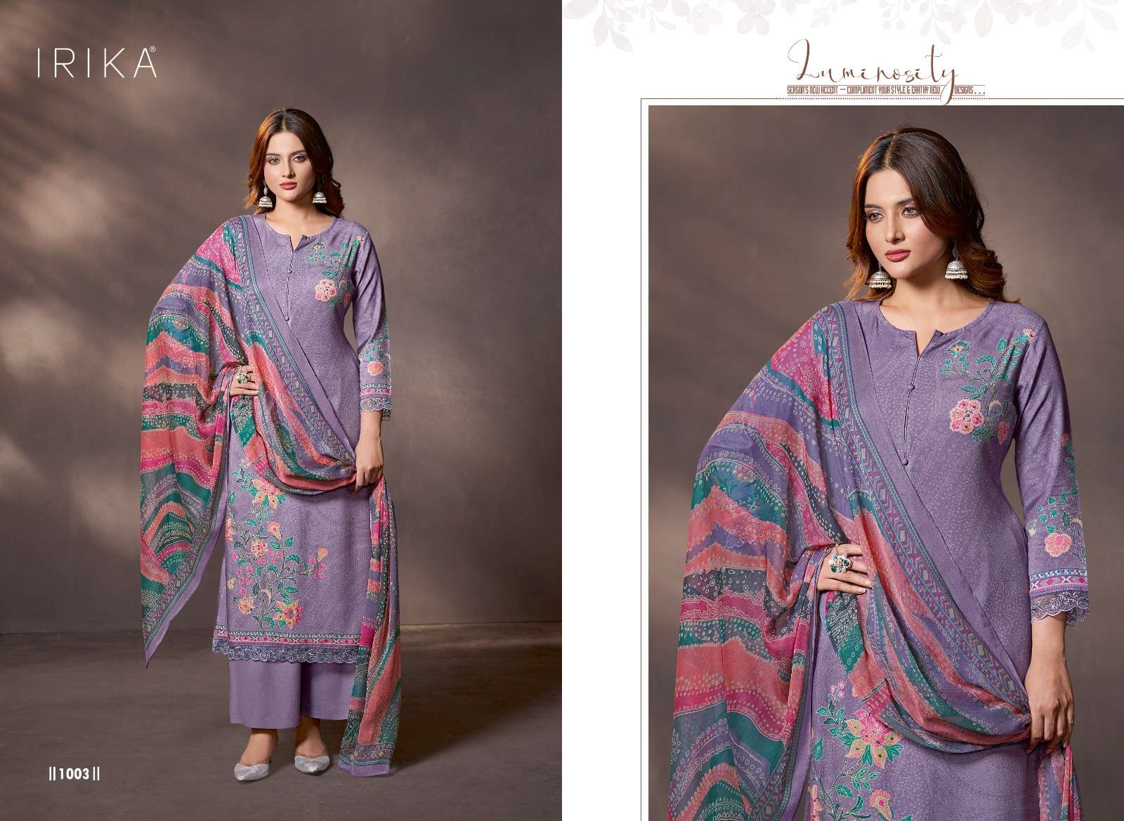 esta designs olivia 1001-1006 series party wear pure viscose pashmina hand work deisgner salwar kameez online shopping surat