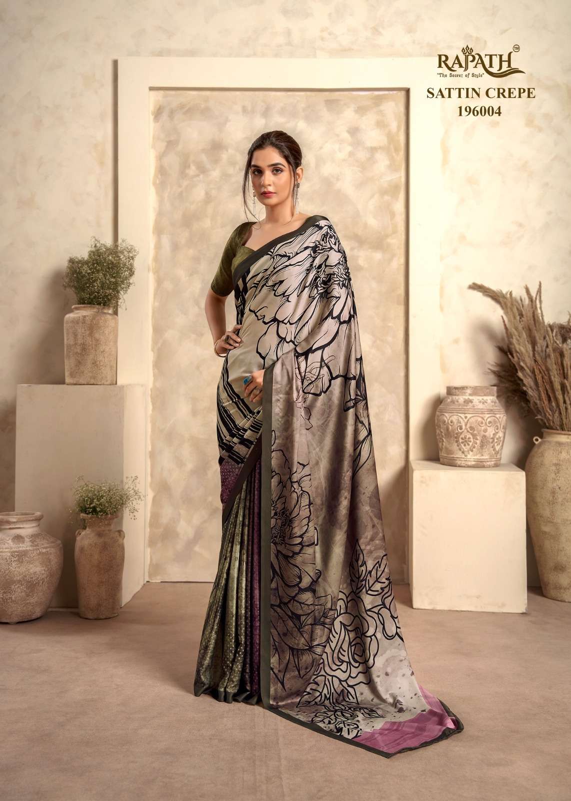 rajpath the winter lover 196001-196006 series party wear crape satin silk designer catalogue online dealer surat 