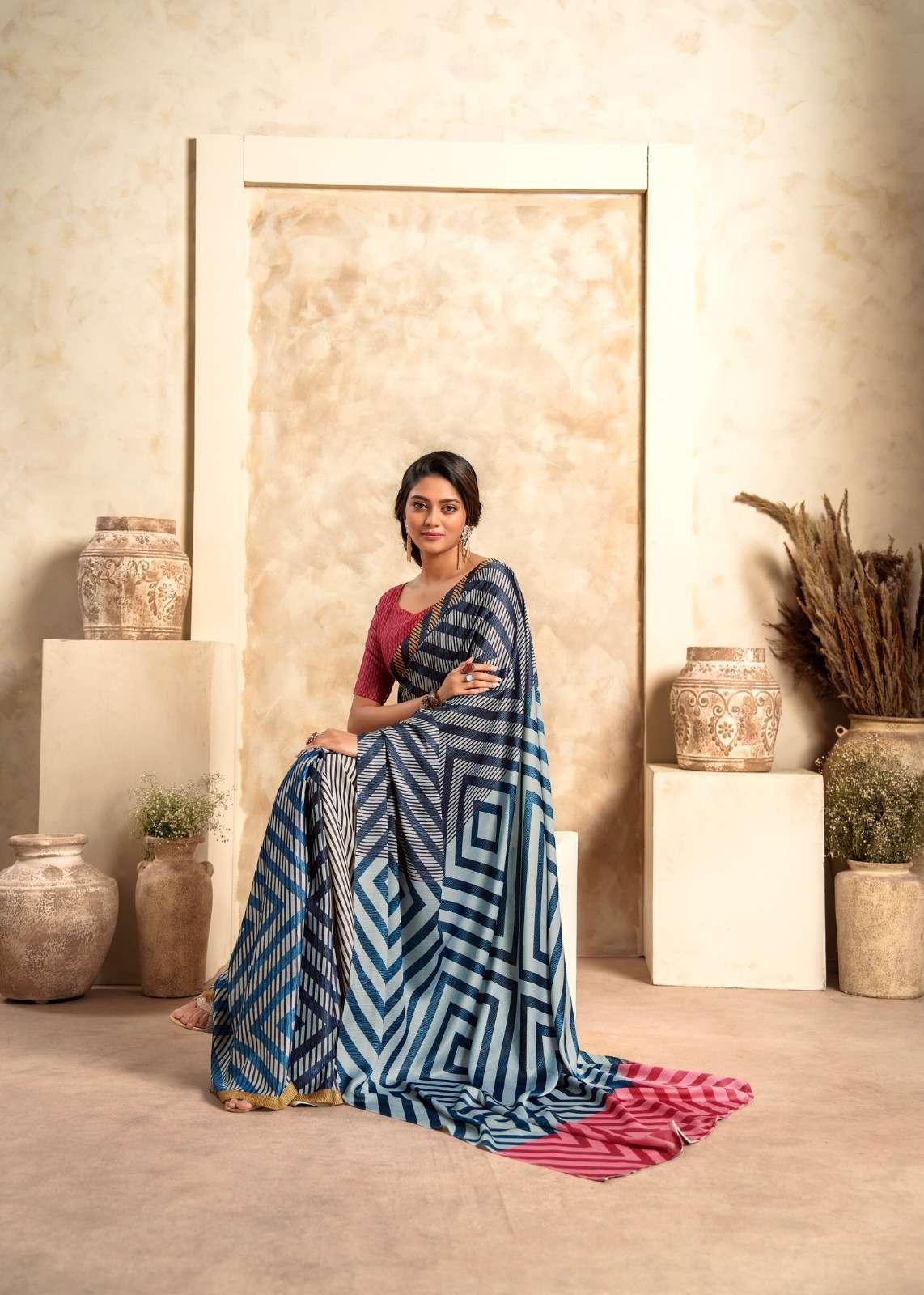rajpath the winter lover 196001-196006 series party wear crape satin silk designer catalogue online dealer surat 