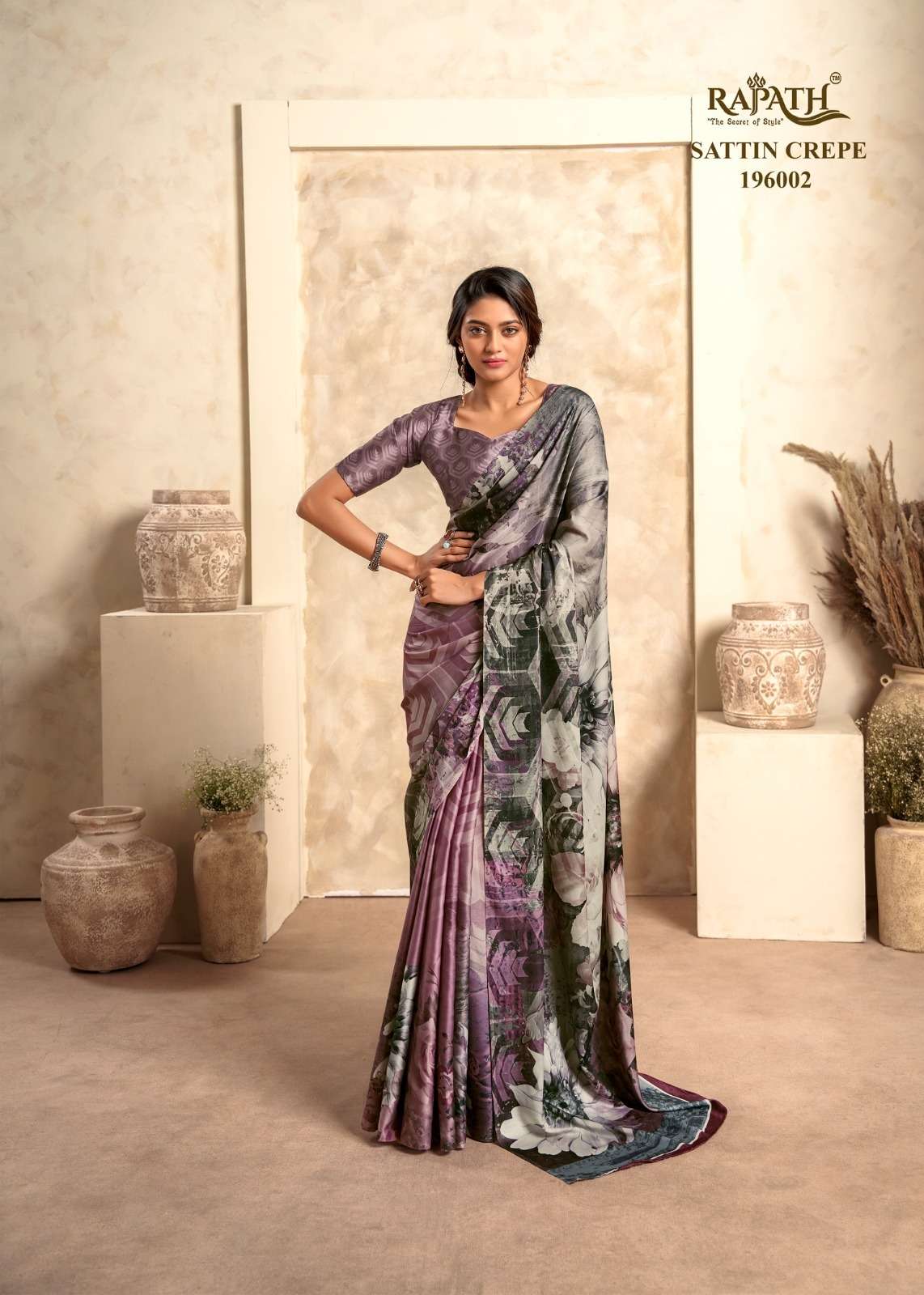 rajpath the winter lover 196001-196006 series party wear crape satin silk designer catalogue online dealer surat 