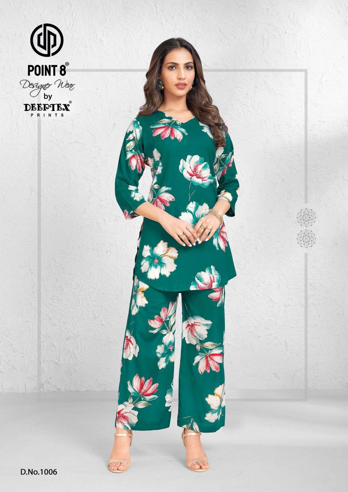 STYLE UP VOL 1 BY DEEPTEX HEAVY RAYON FOIL PRINTED CORD-SET COLLECTION WHOLESALE PRICE SURAT