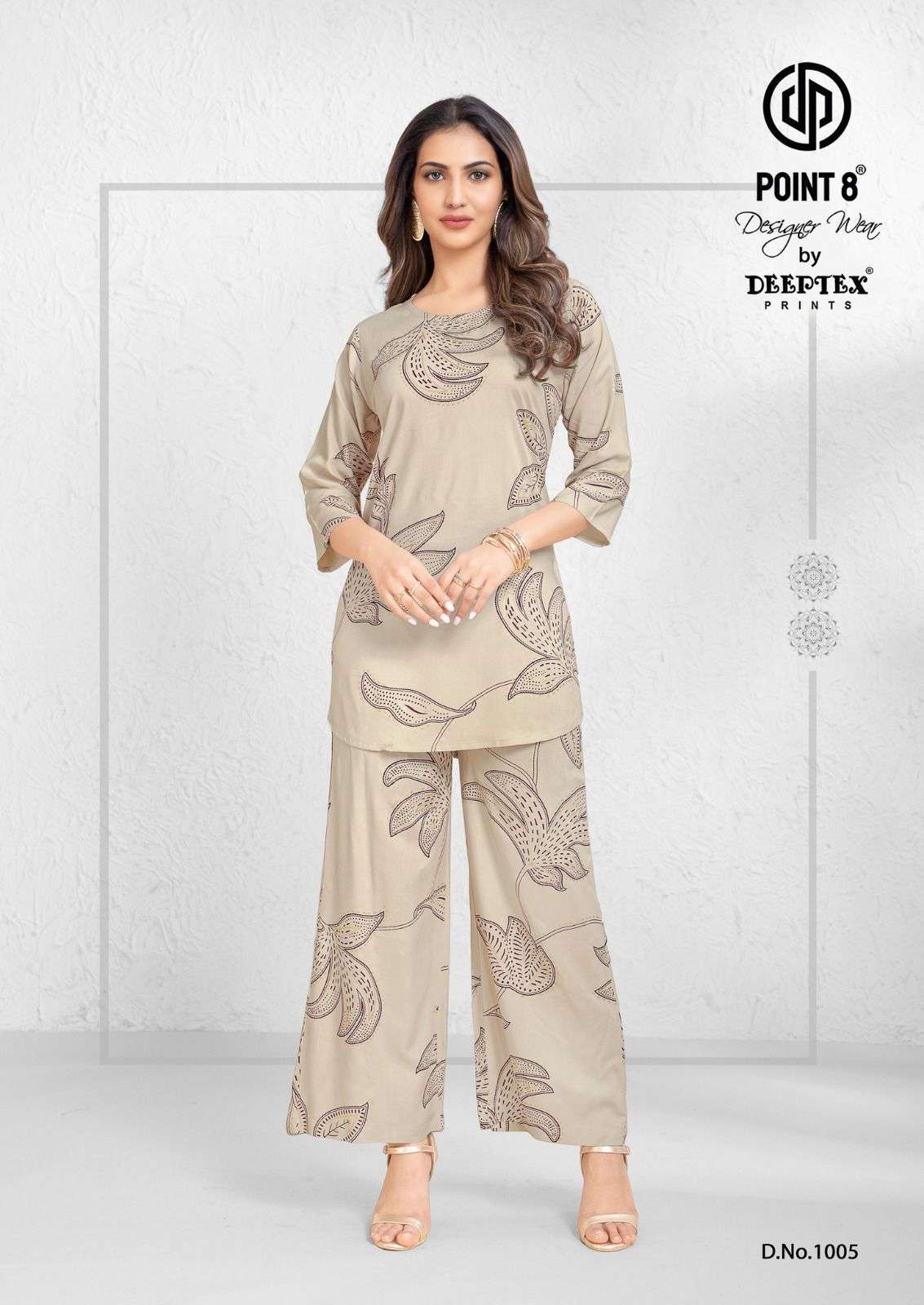 STYLE UP VOL 1 BY DEEPTEX HEAVY RAYON FOIL PRINTED CORD-SET COLLECTION WHOLESALE PRICE SURAT