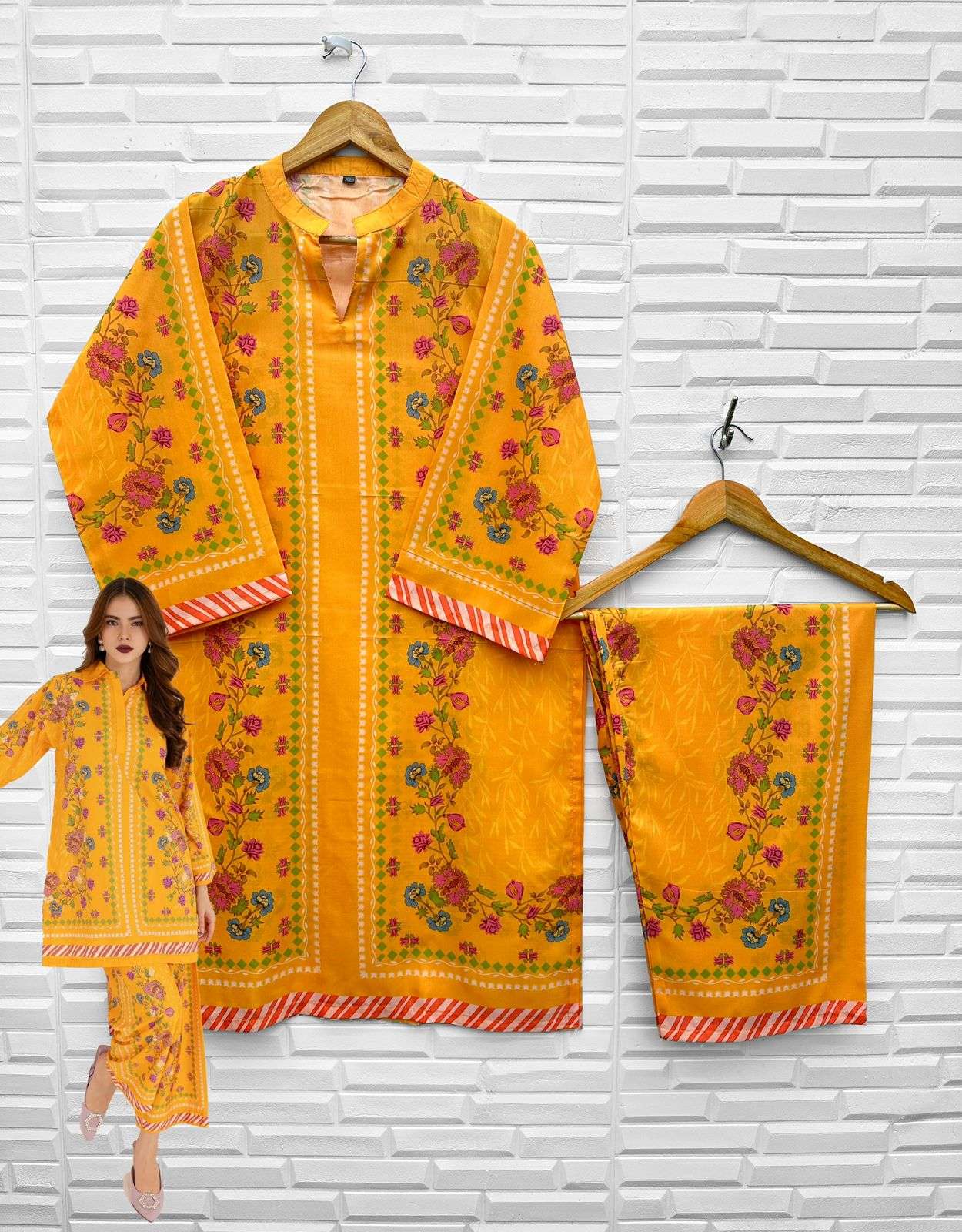 turkis vol-4 by iznik colors lawn fancy printed readymade cord set wholesale price surat