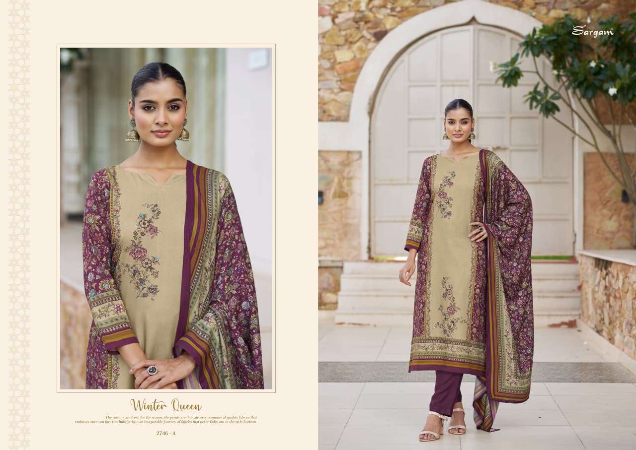 winter qween by sargam 2746 colors digital printed pashmina salwar kameez wholesale price surat