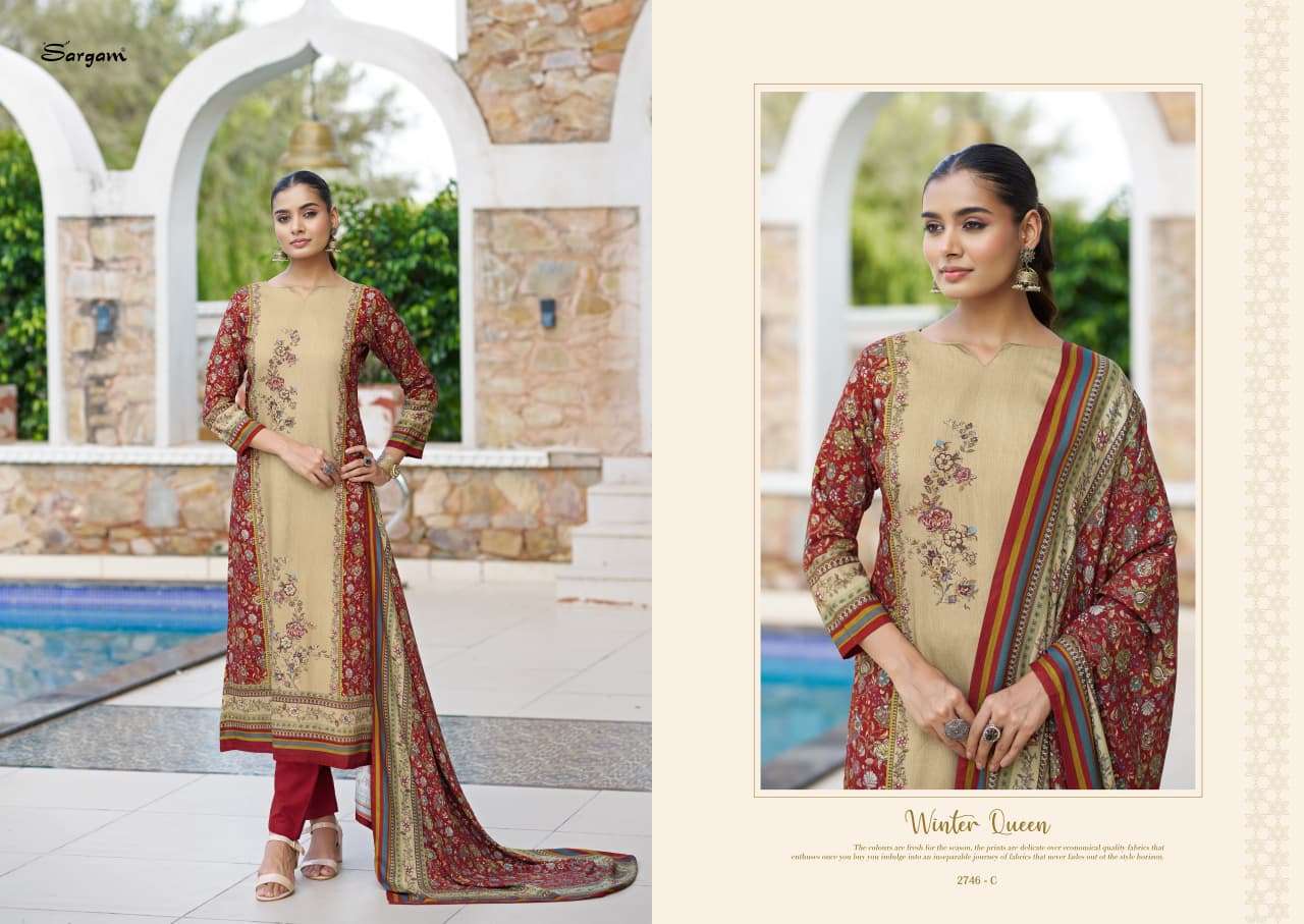 winter qween by sargam 2746 colors digital printed pashmina salwar kameez wholesale price surat