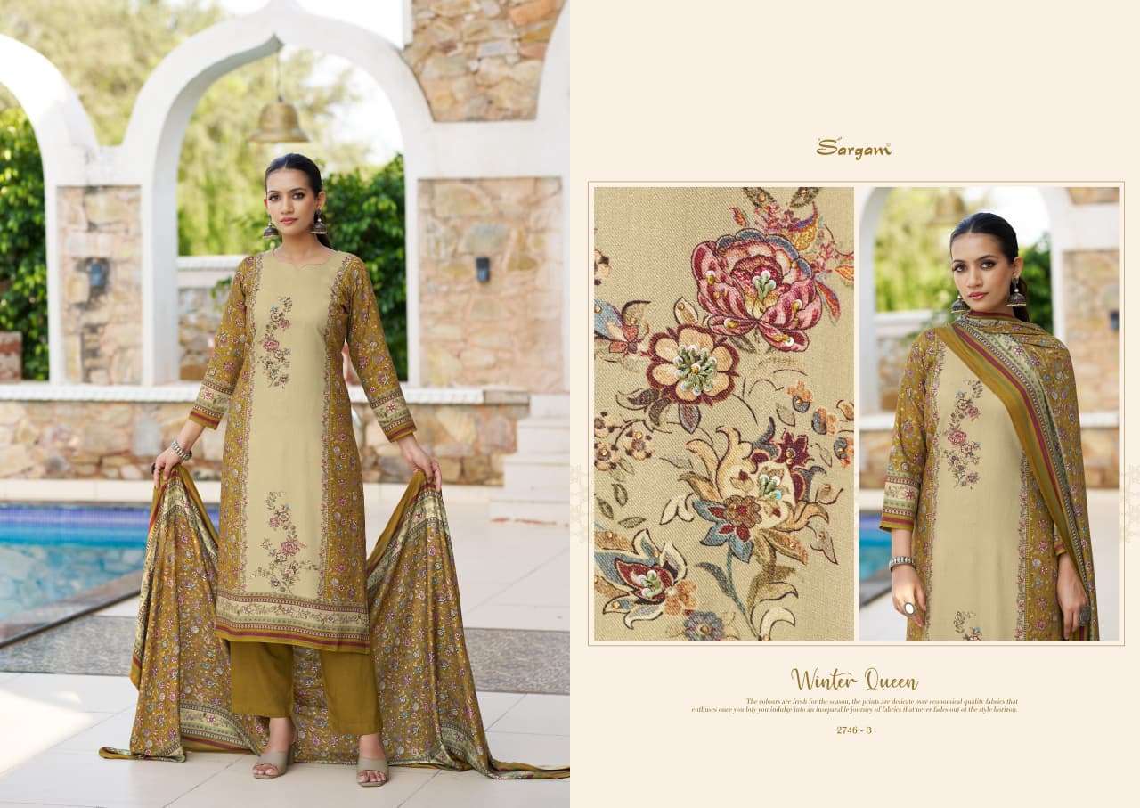winter qween by sargam 2746 colors digital printed pashmina salwar kameez wholesale price surat