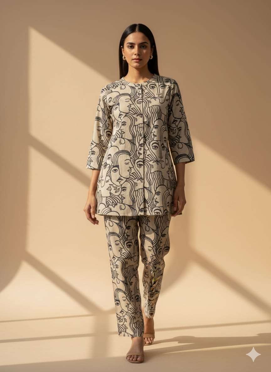 04  by pf ethnic wear cotton casual wear readymade cord set wholesale price surat