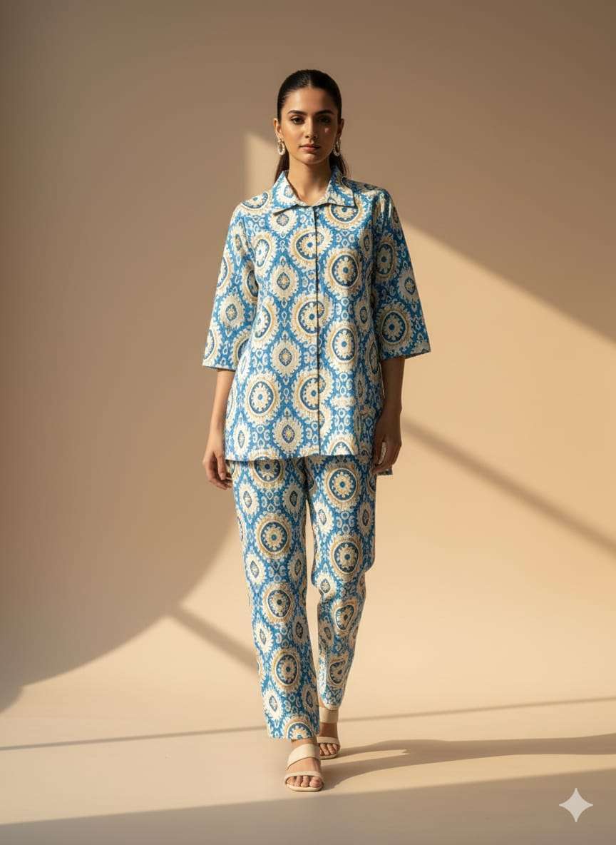 04  by pf ethnic wear cotton casual wear readymade cord set wholesale price surat