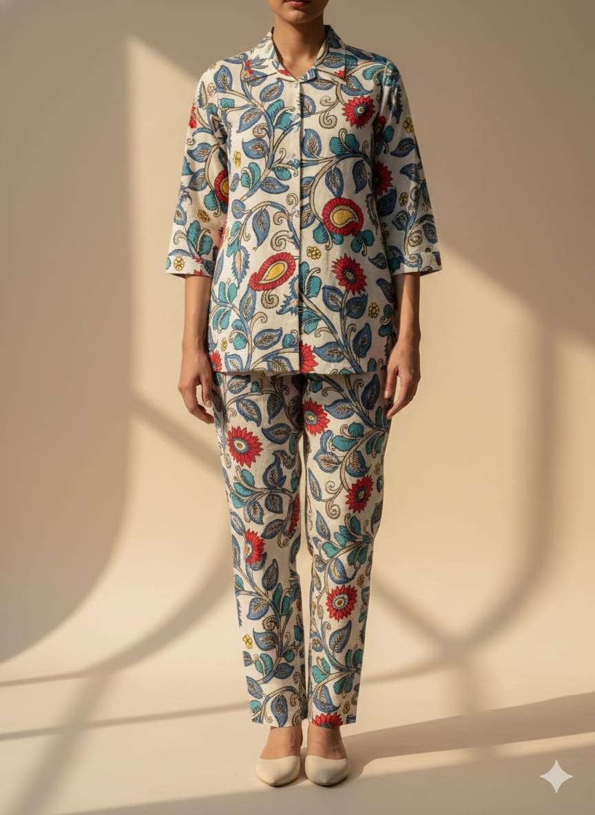 04  by pf ethnic wear cotton casual wear readymade cord set wholesale price surat