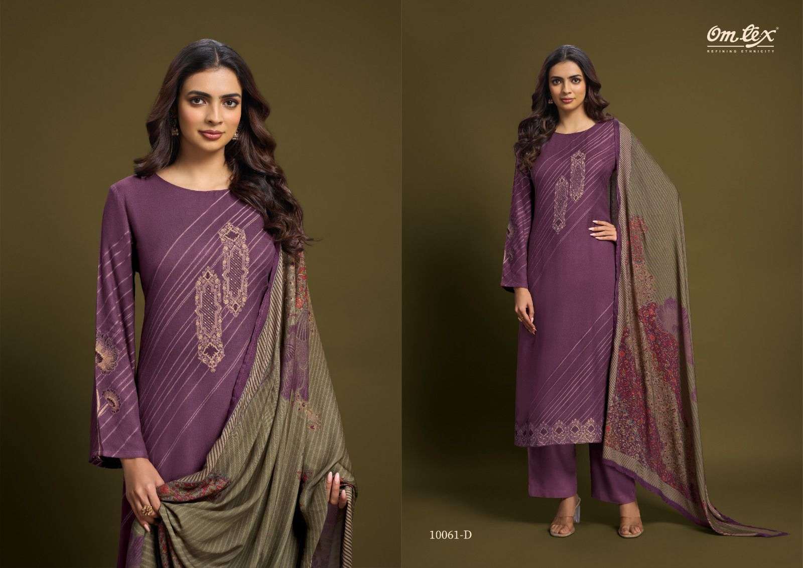 alessia by omtex 10061 colors exclusvie designer pashmina salwar kameez wholesale price surat