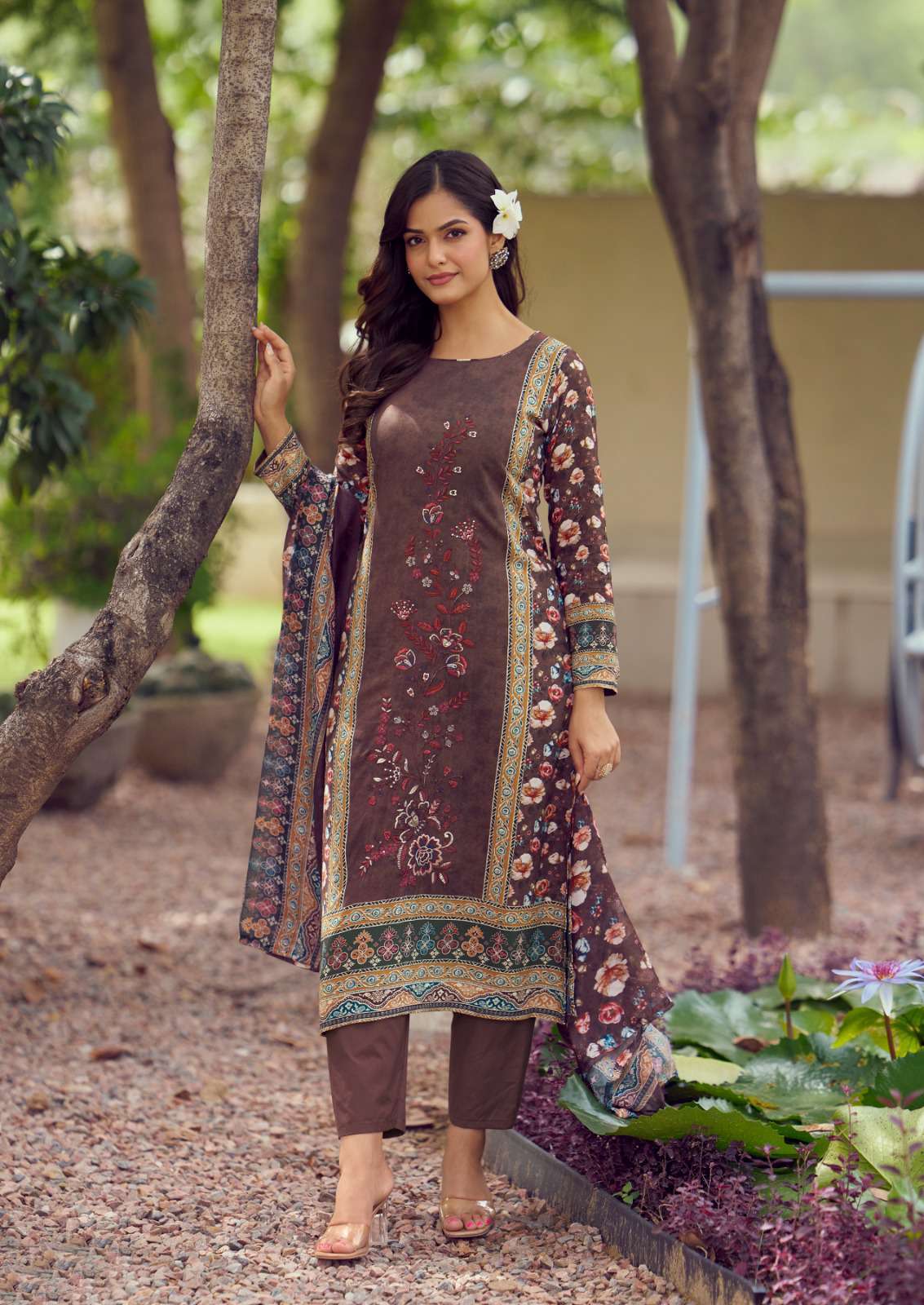 cashmere vol-3 by hermitage latest designer viscose lawn salwar kameez wholesale price surat