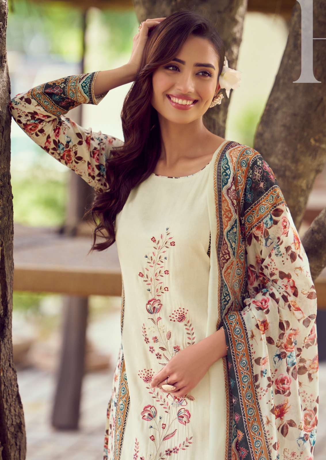 cashmere vol-3 by hermitage latest designer viscose lawn salwar kameez wholesale price surat